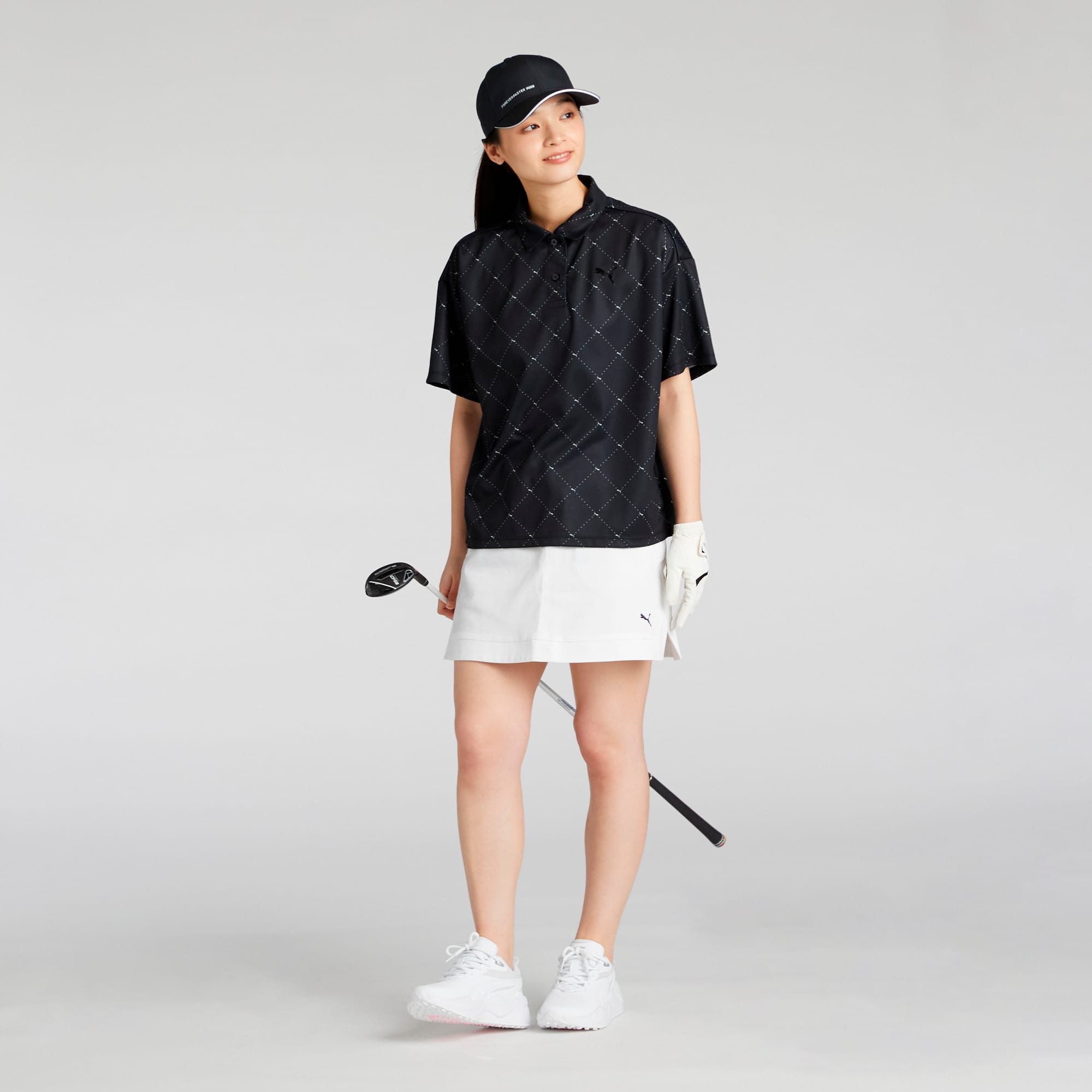ポロシャツ ポロ PUMA プーマ ウィメンズ ゴルフ SB アーガイル AOP 半袖 ポロシャツ レディース PUMA公式】ウィメンズ ゴルフ SB アーガイル AOP 半袖 ポロシャツ