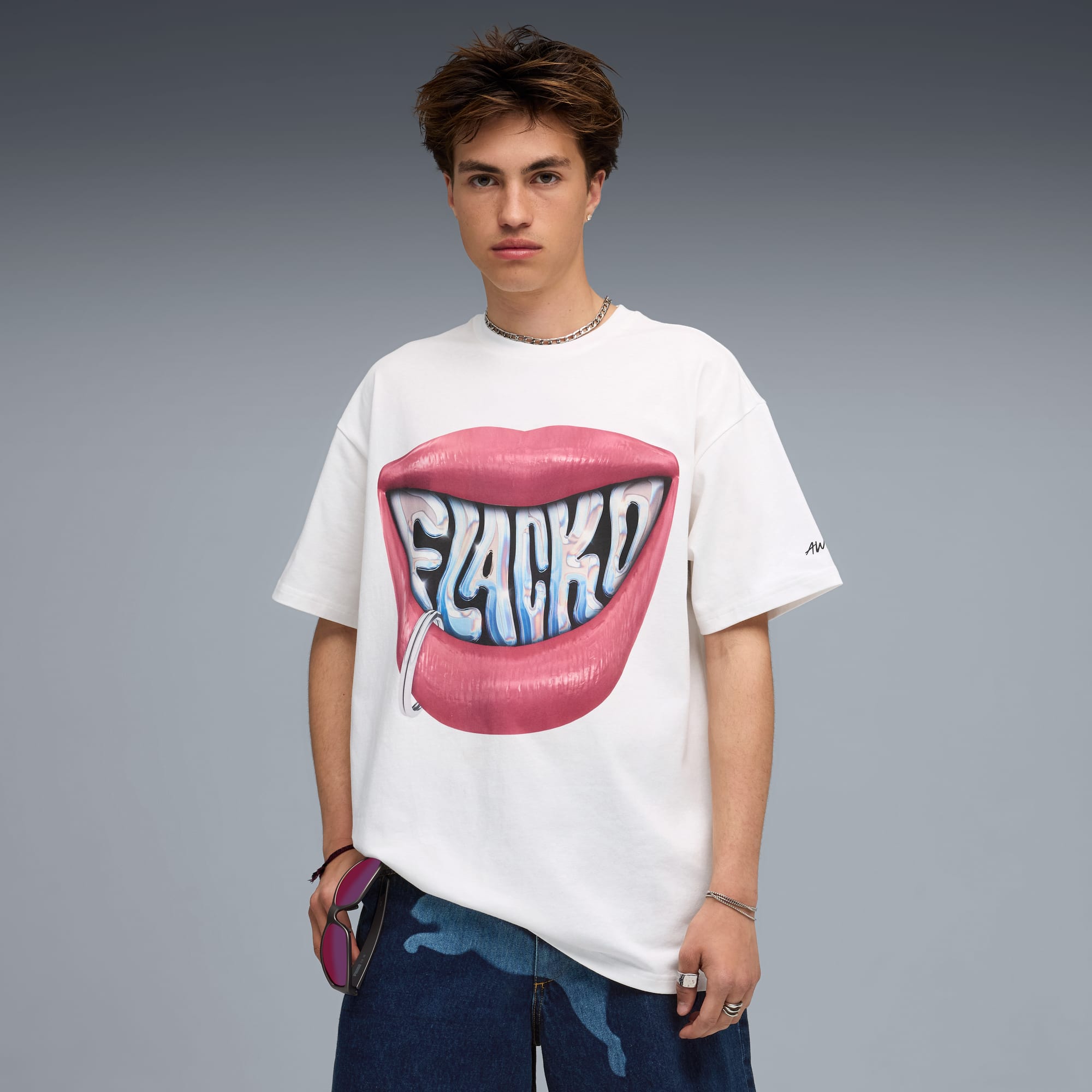 【PUMA】x ASAP ROCKY ポケットTシャツ A$AP ROCKY x PUMA Flacko Smile Tee Men | PUMA