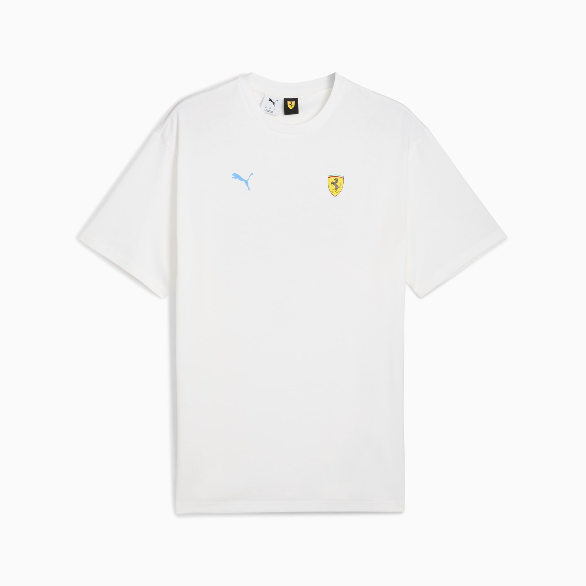 Scuderia Ferrari Miami Graphic Tee Men, PUMA White, large
