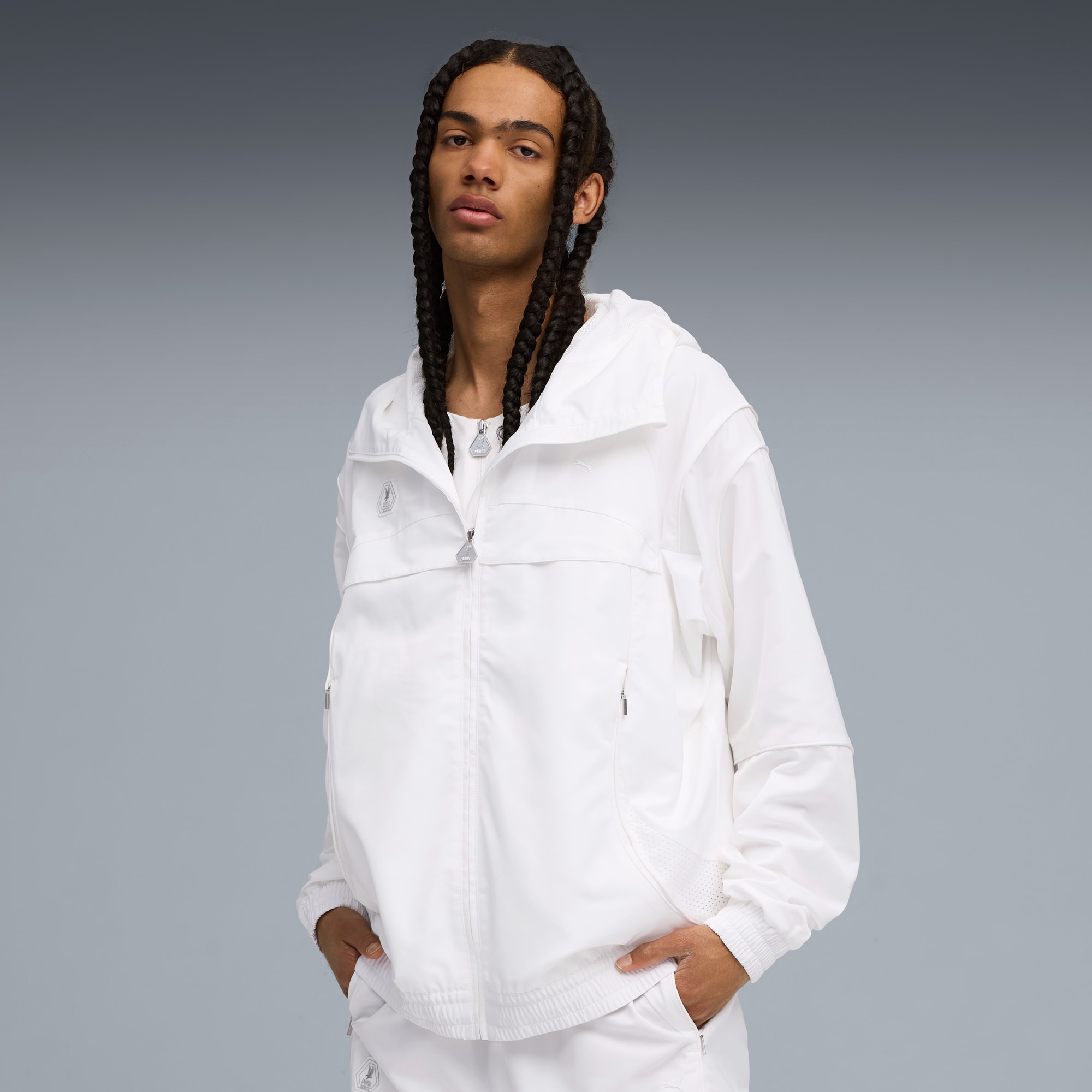 PUMA x SKEPTA CLRT Jacket Men, PUMA White, large