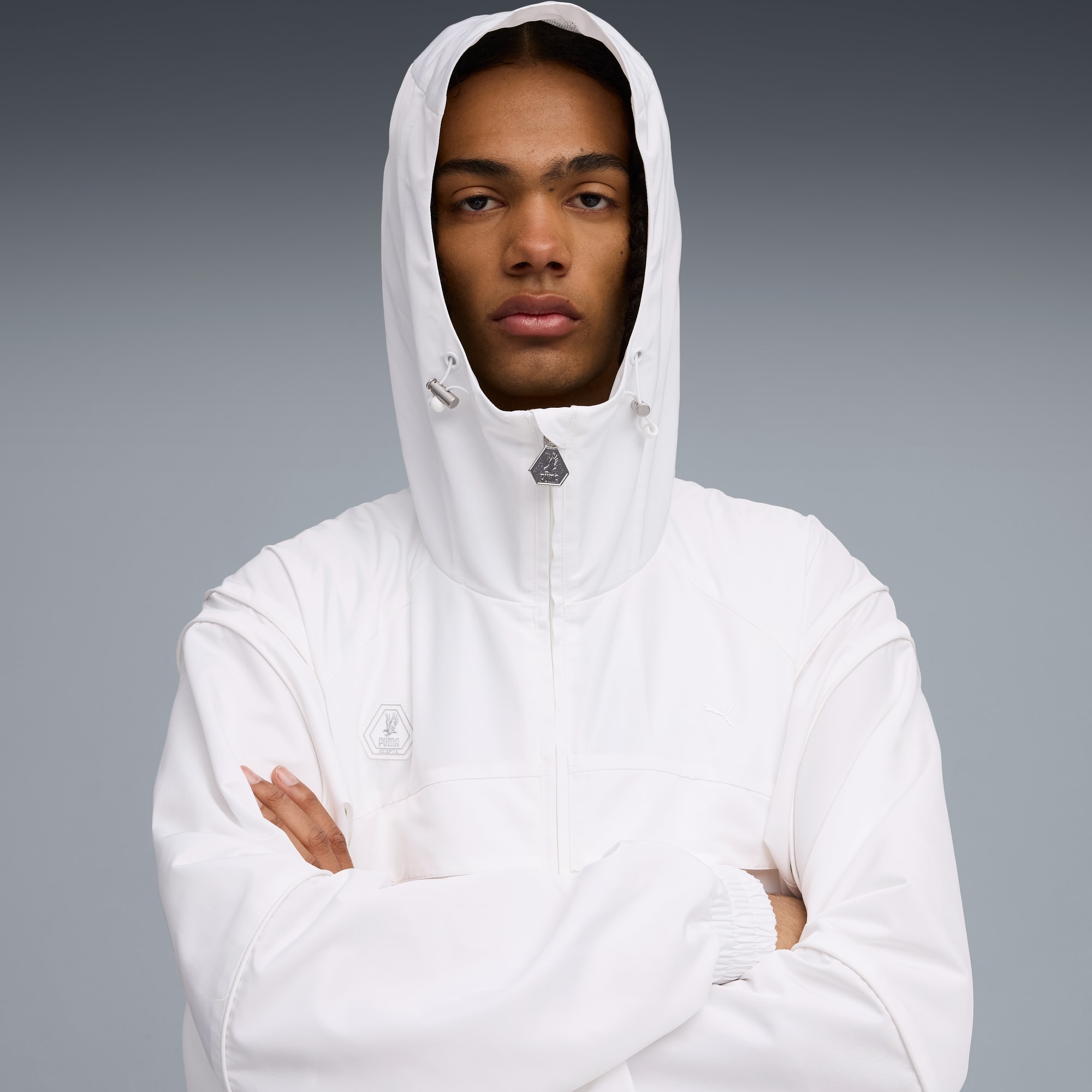 PUMA x SKEPTA CLRT Jacket Men, PUMA White, large
