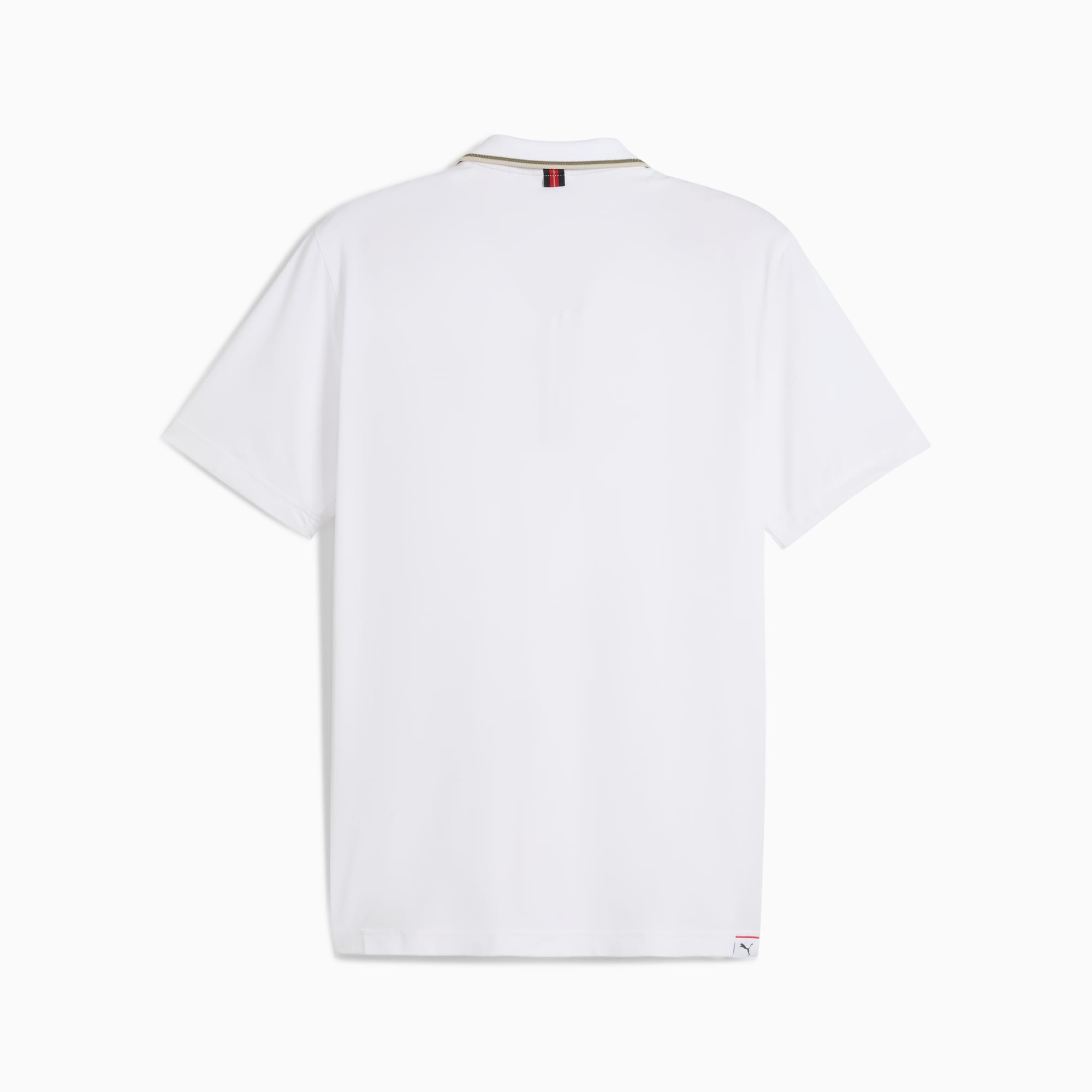 Męska golfowa koszulka polo PUMA × AC Milan, White Glow, large