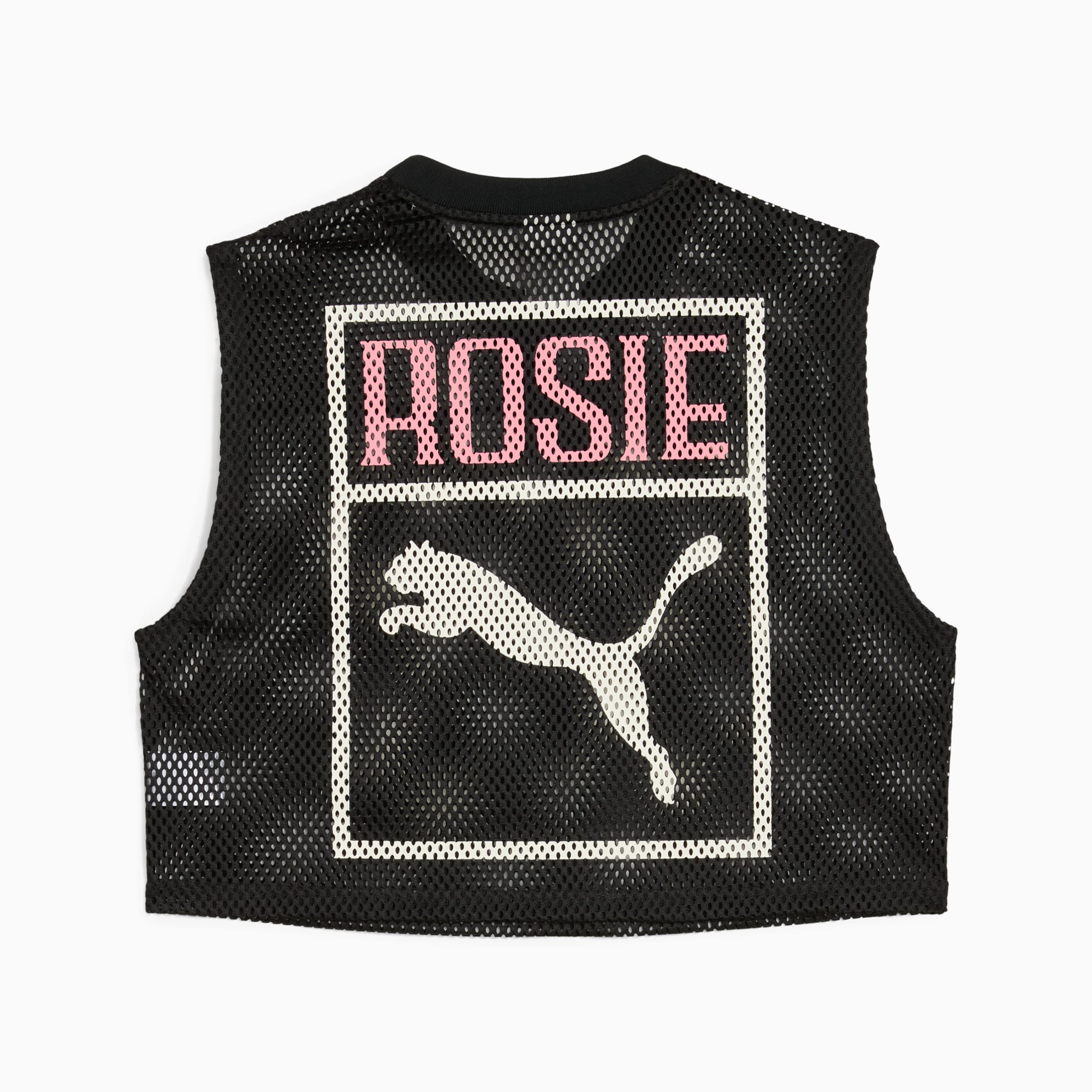 トップス PUMA X ROSE Relaxed Mesh Top S PUMA x ROSÉ Women's Relaxed Mesh Top | PUMA