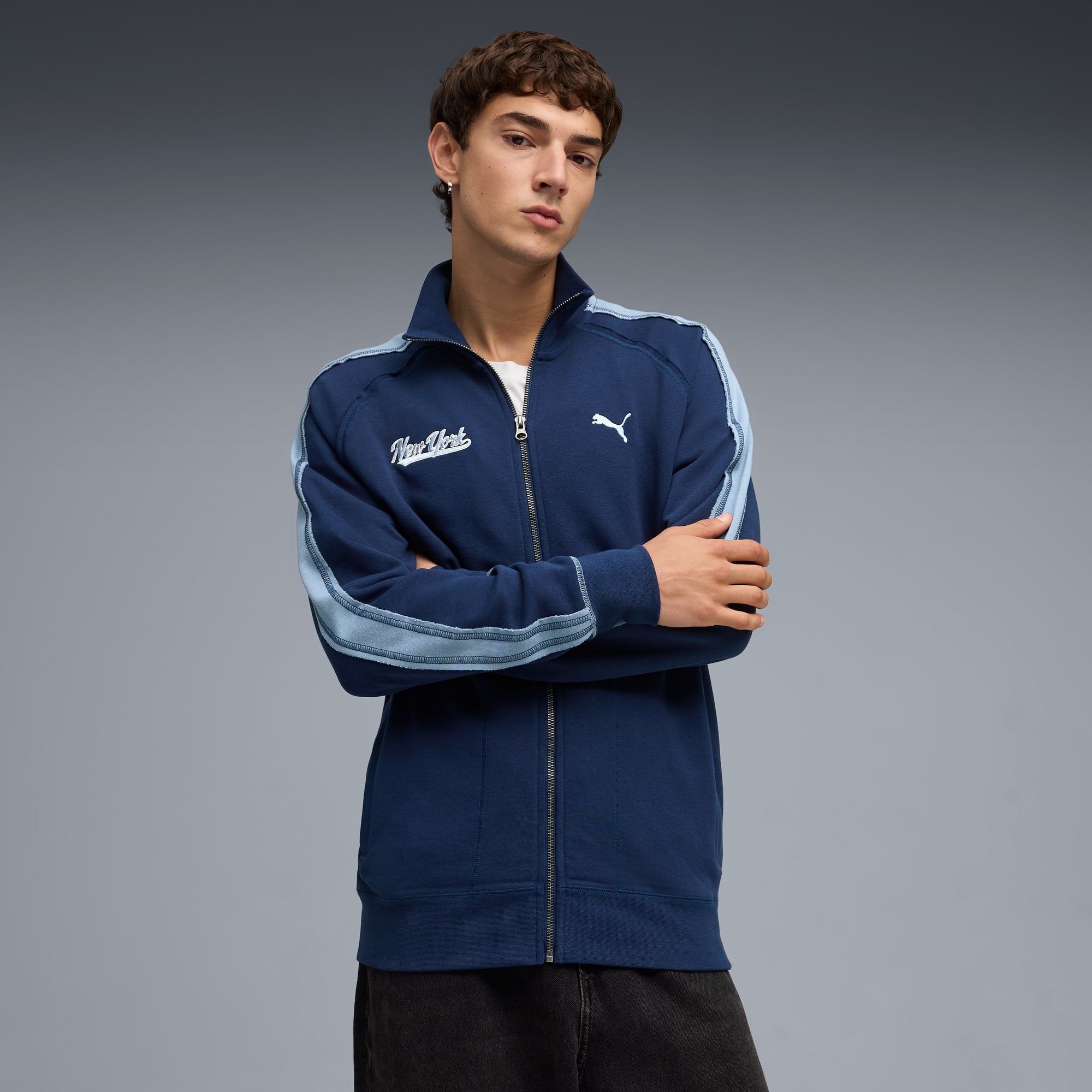 ★PUMA★ T7 Taping Track Jacket T7 Taping Track Jacket 94049 T7 ICONIC Men's Track Jacket | PUMA