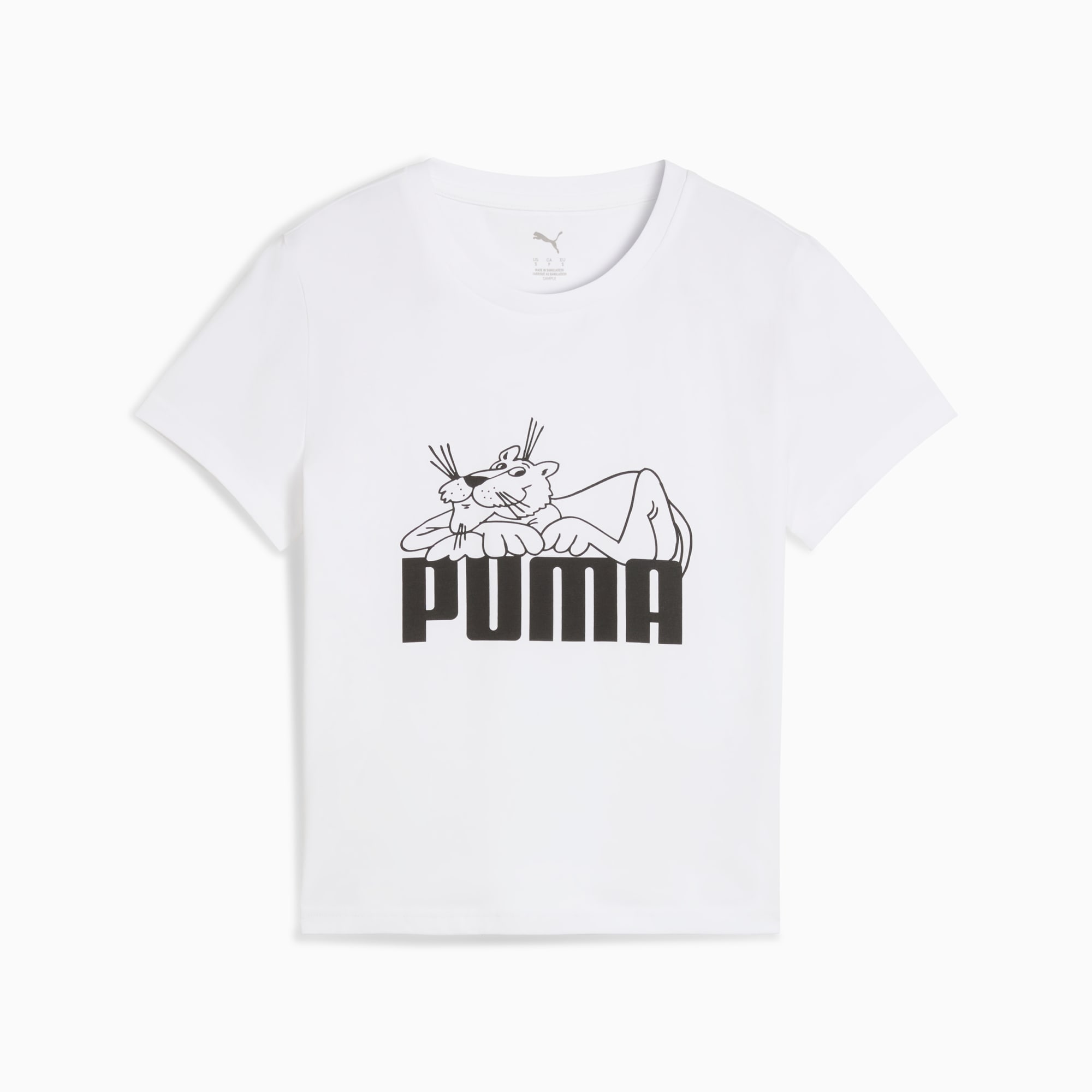 tシャツ PUMA プーマ ウィメンズ グラフィック スーパー プーマ スリム ショート 半袖Tシャツ レディース PUMA公式】ウィメンズ グラフィック スーパー プーマ スリム