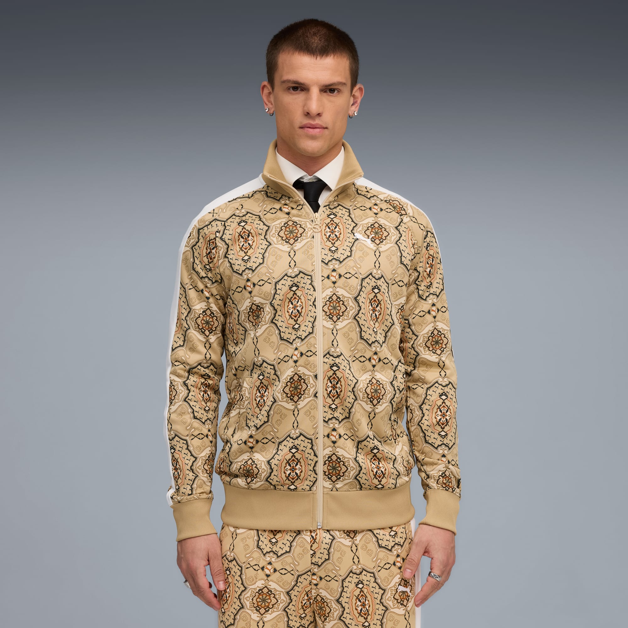 トップス archive puma track jacket beige brown Vintage Prep T7 Men's Track Jacket | PUMA