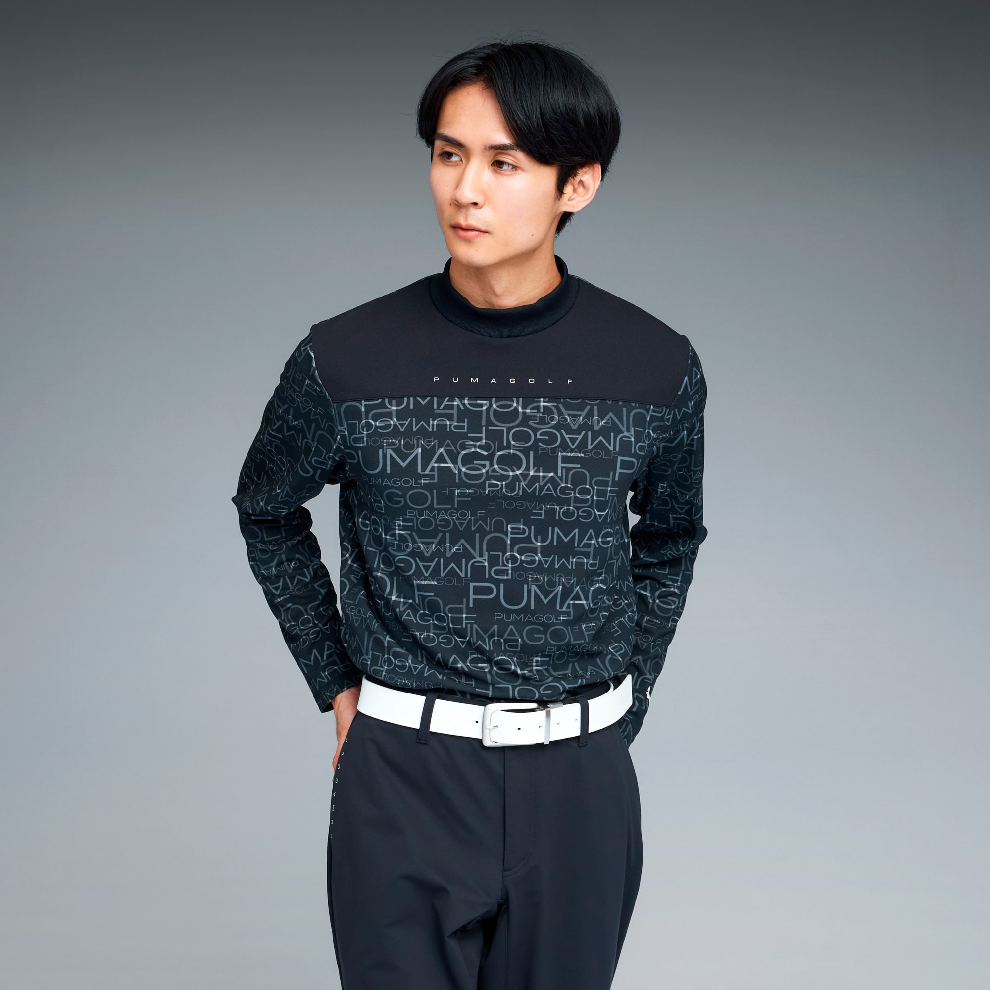 【新品】PUMA プーマゴルフ メンズ 長袖モックネック М PUMA公式】メンズ ゴルフ PB モックネック 長袖 シャツ
