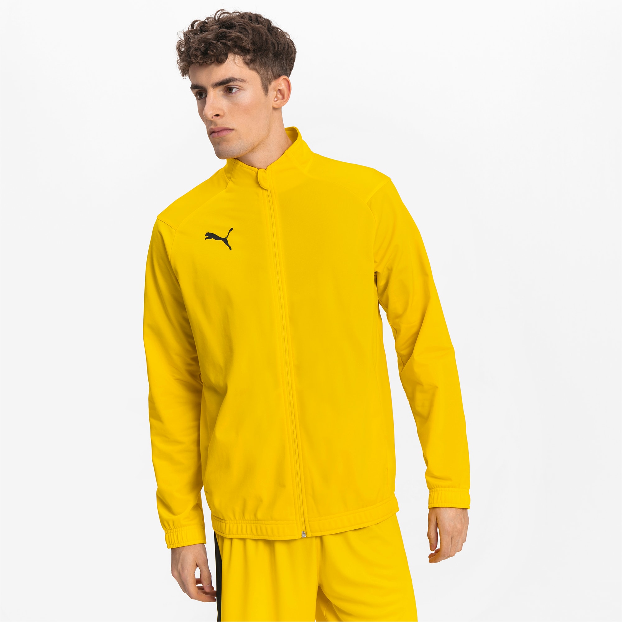 yellow puma jacket