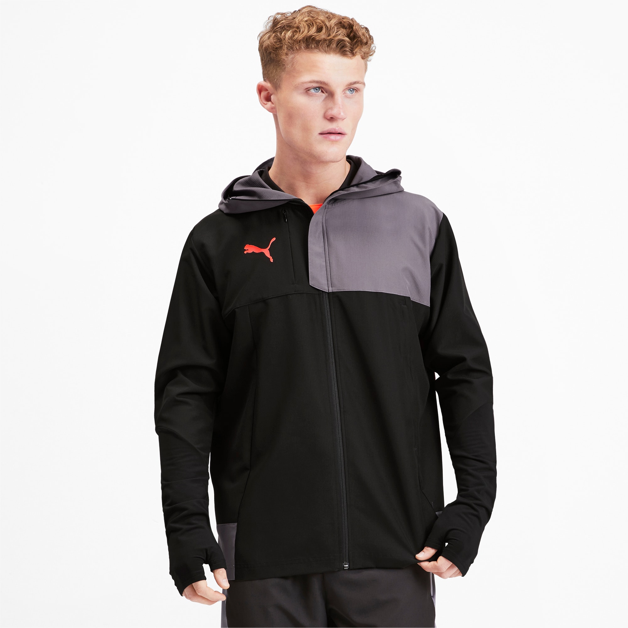 puma black jacket mens