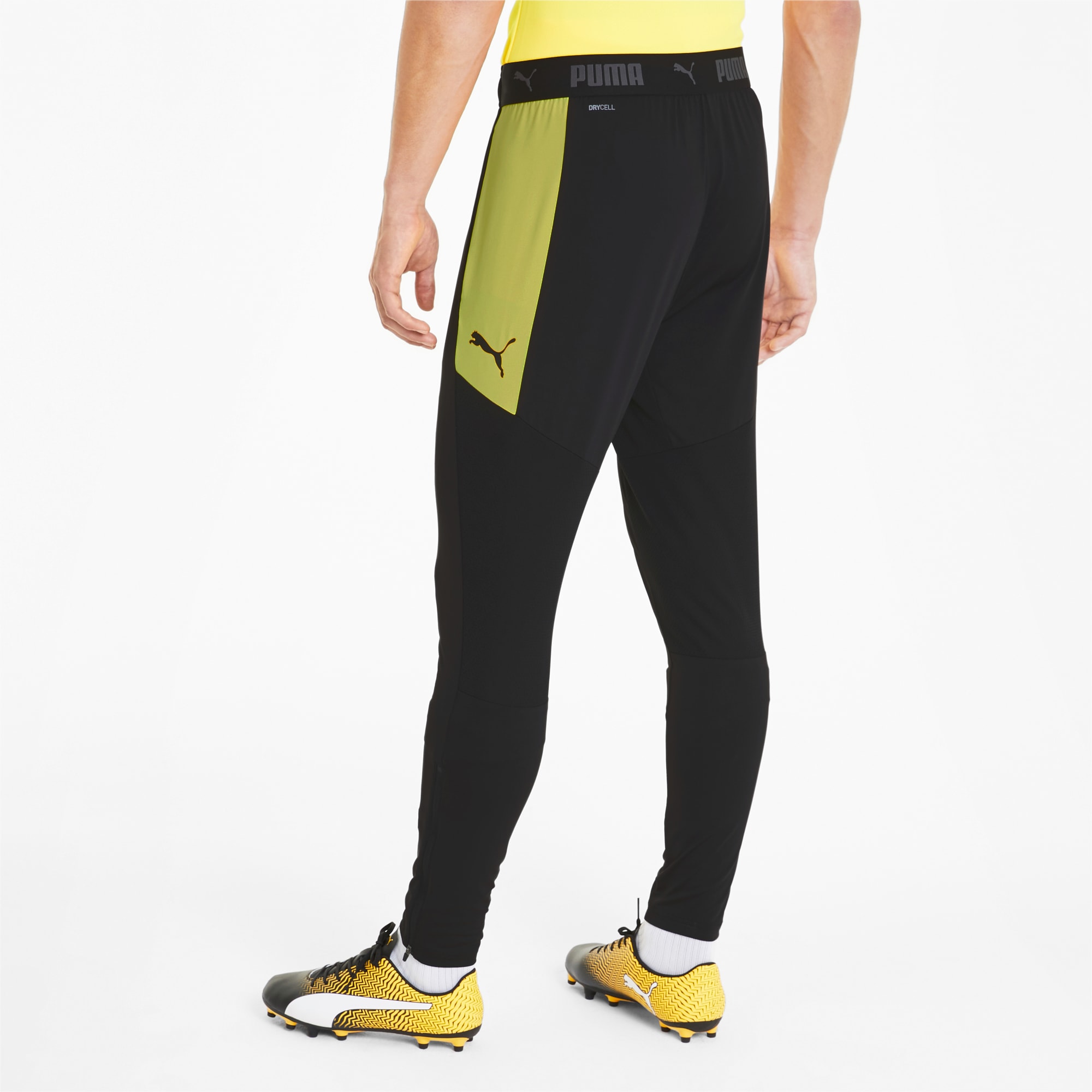 yellow puma pants