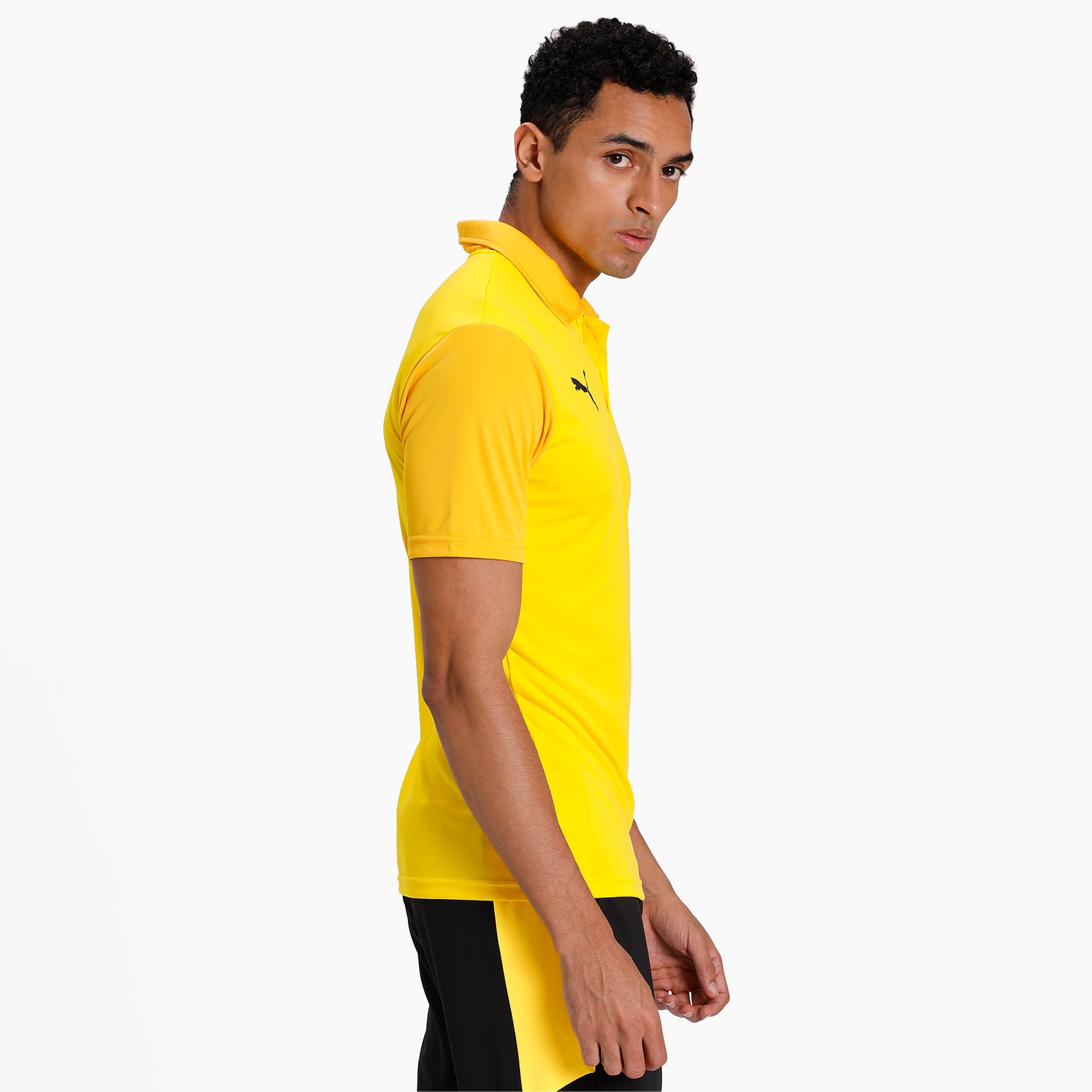 GOAL Sideline Men's Slim Fit Polo | Cyber Yellow-Spectra Yellow Shopback PUMA | PUMA