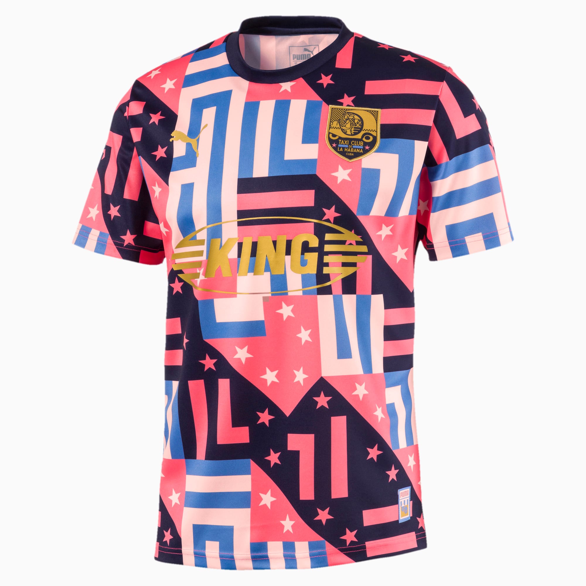 coral puma shirt