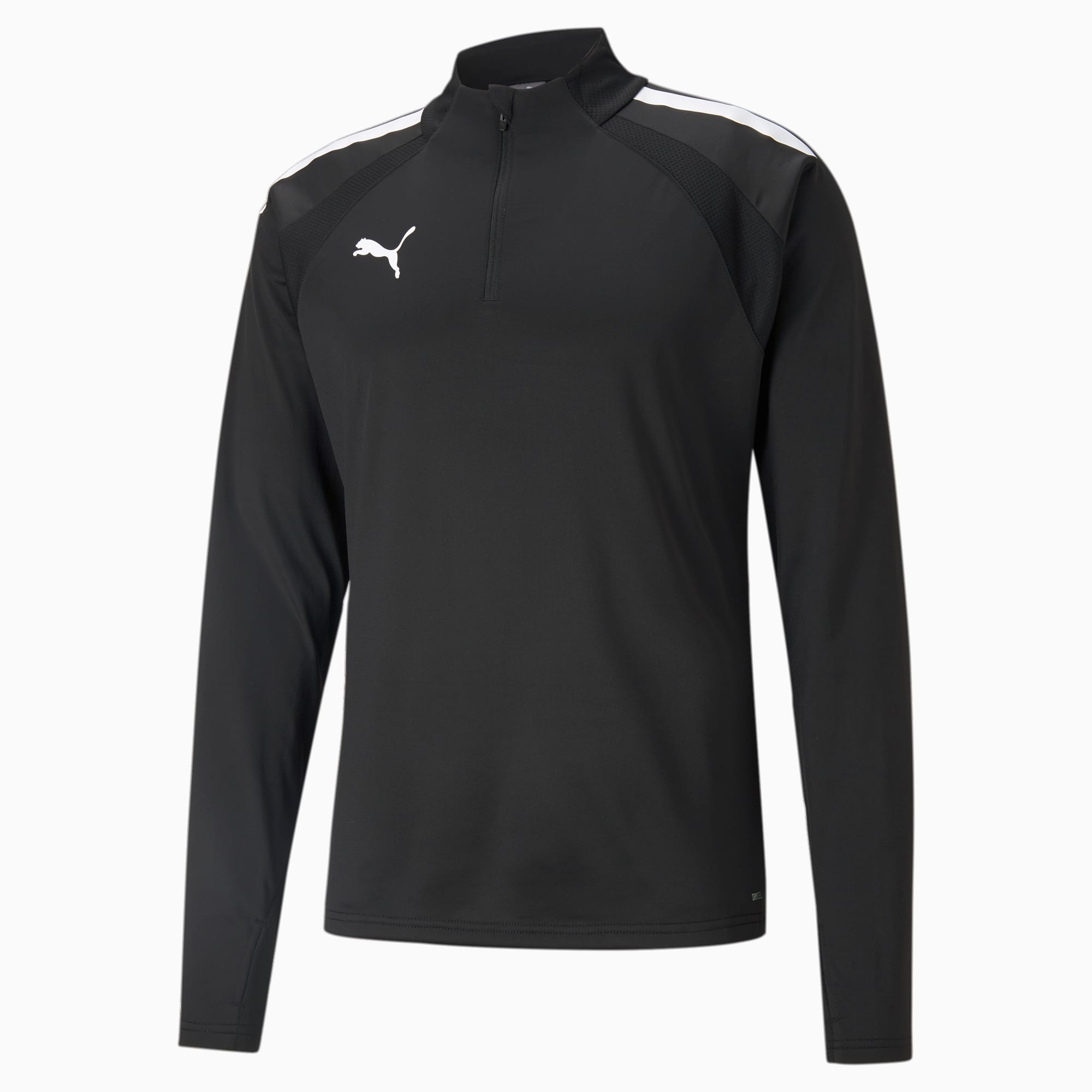 teamLIGA Quarter Zip Men s Football Top white PUMA