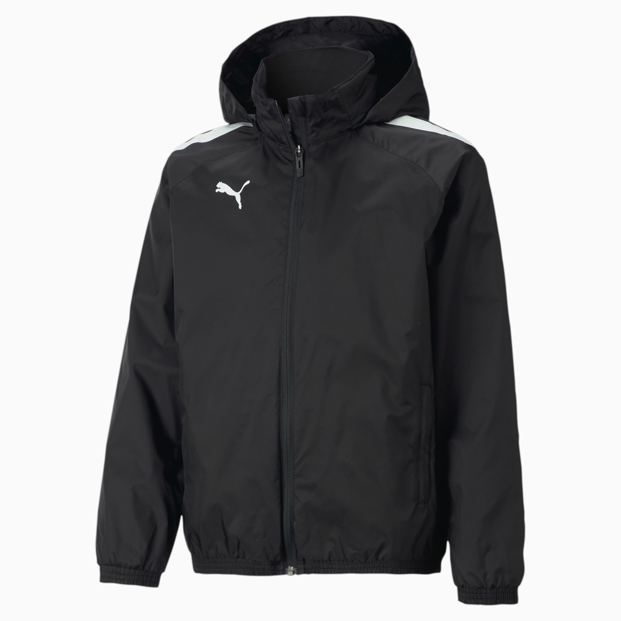 Black and white puma jacket store