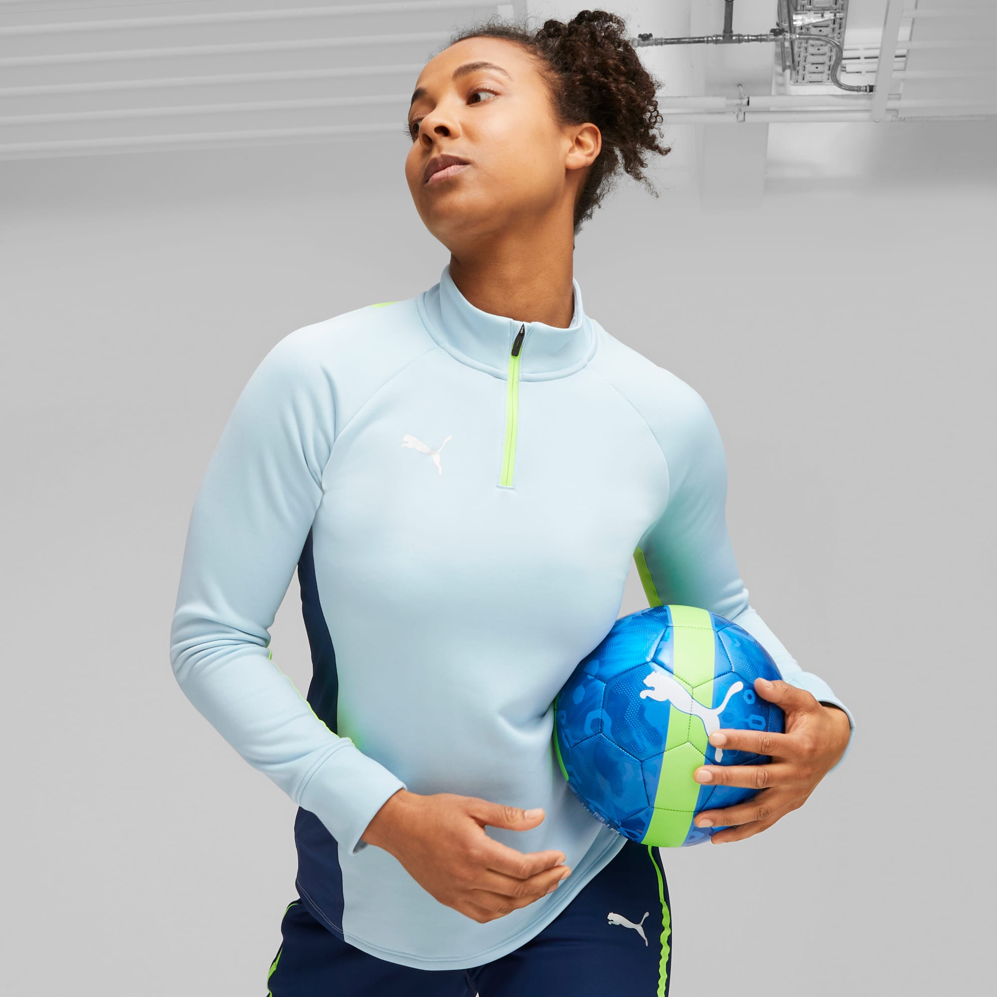 individualBLAZE Quarter Zip Women s Football Top