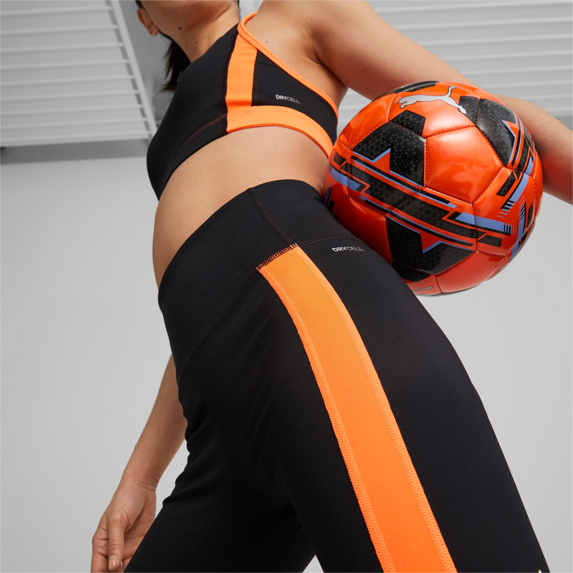 Mallas de fútbol individualBLAZE para mujer, orange