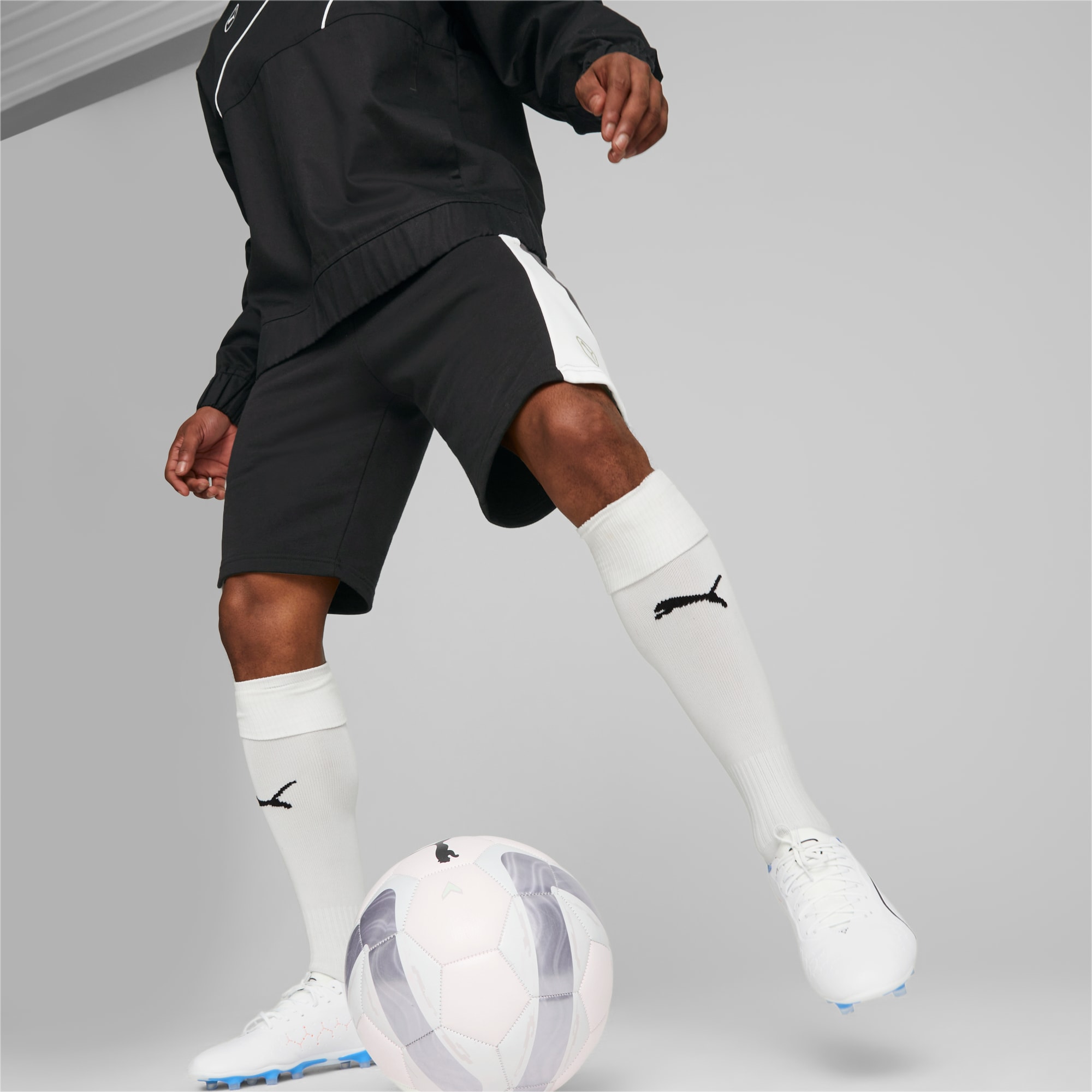 Shorts da tuta per calcio KING Top da uomo blue PUMA