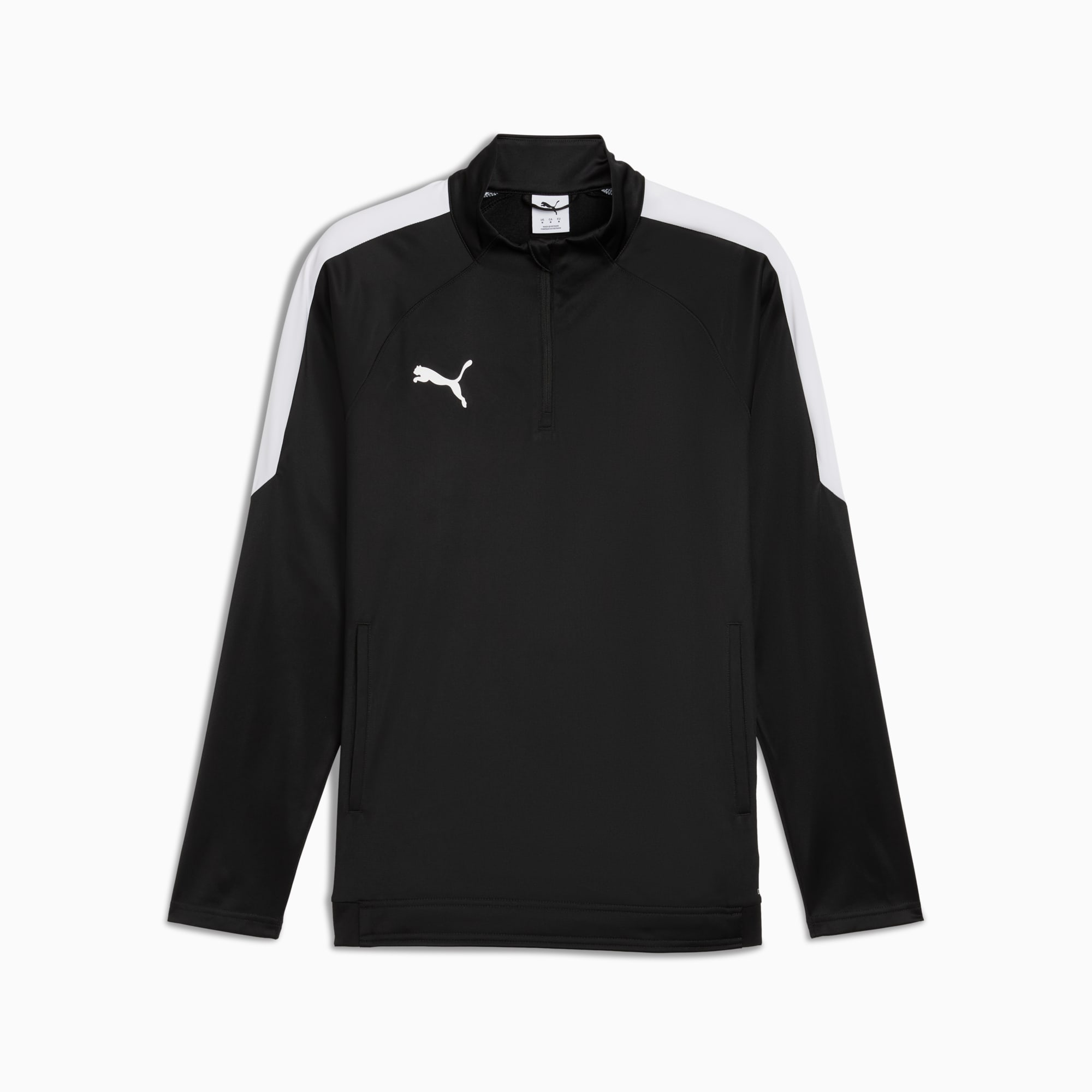 Camiseta de training de fútbol para hombre, Puma Black-Puma White, large
