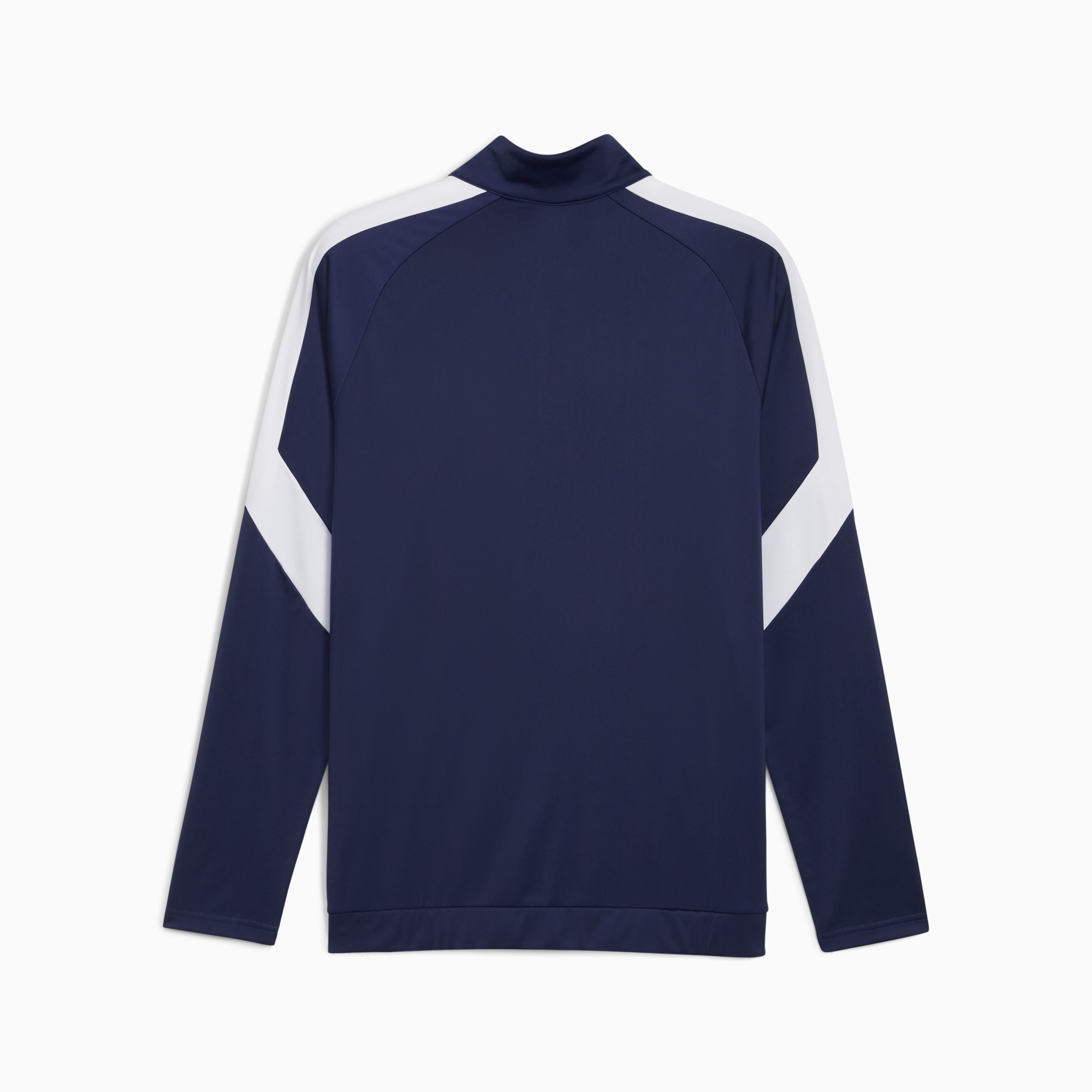 Men's Football Training Top, Peacoat-Puma White, large