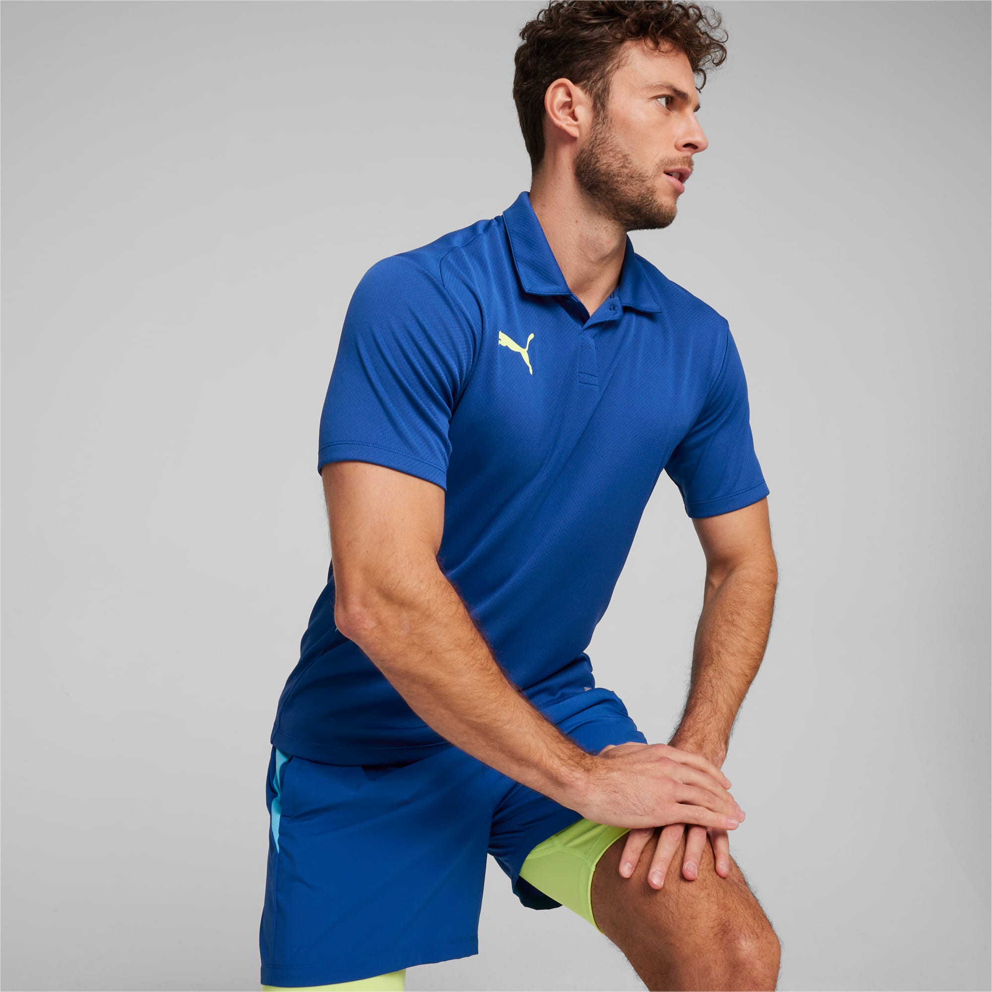 Puma blue top polo t shirt