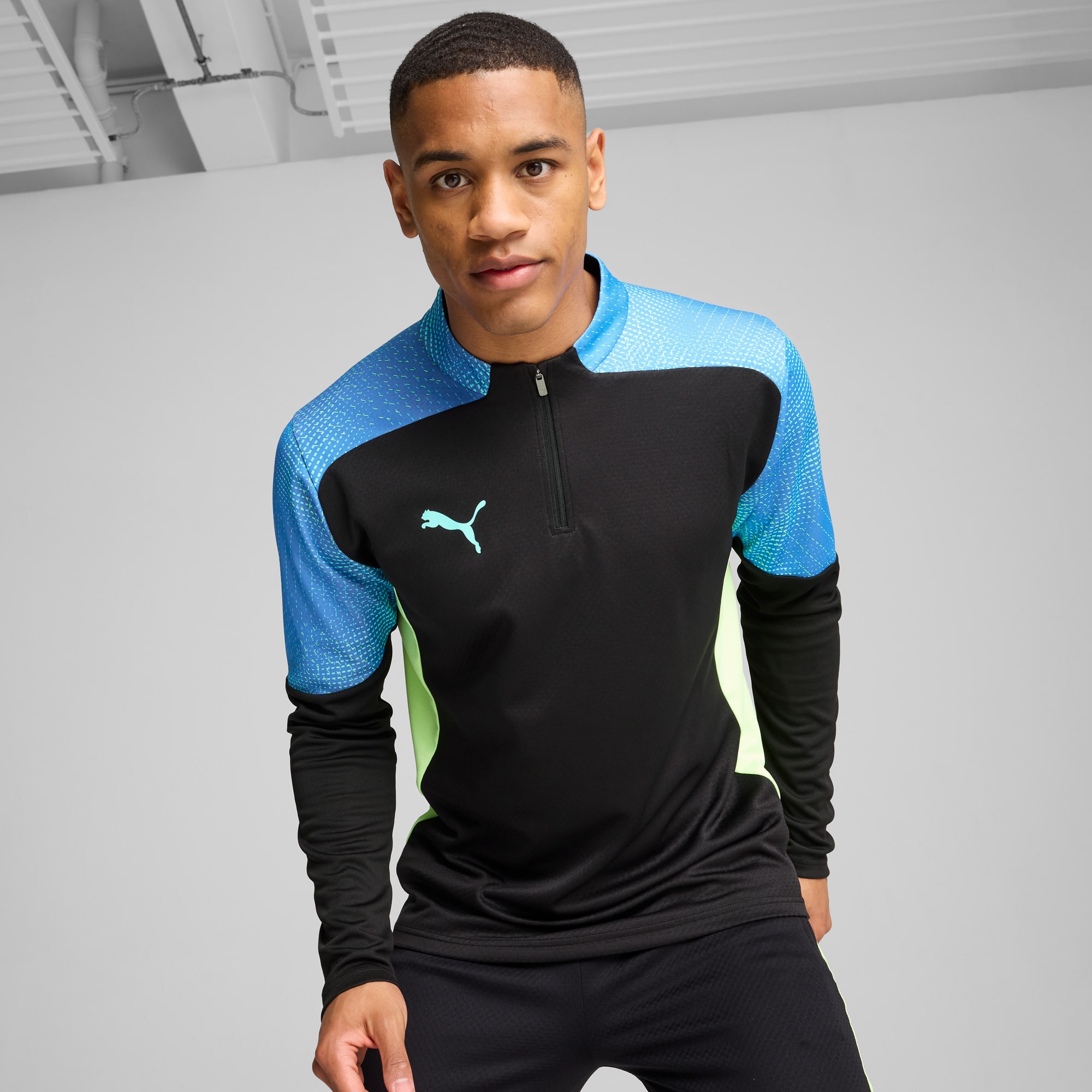 Puma slip on quarter zip top