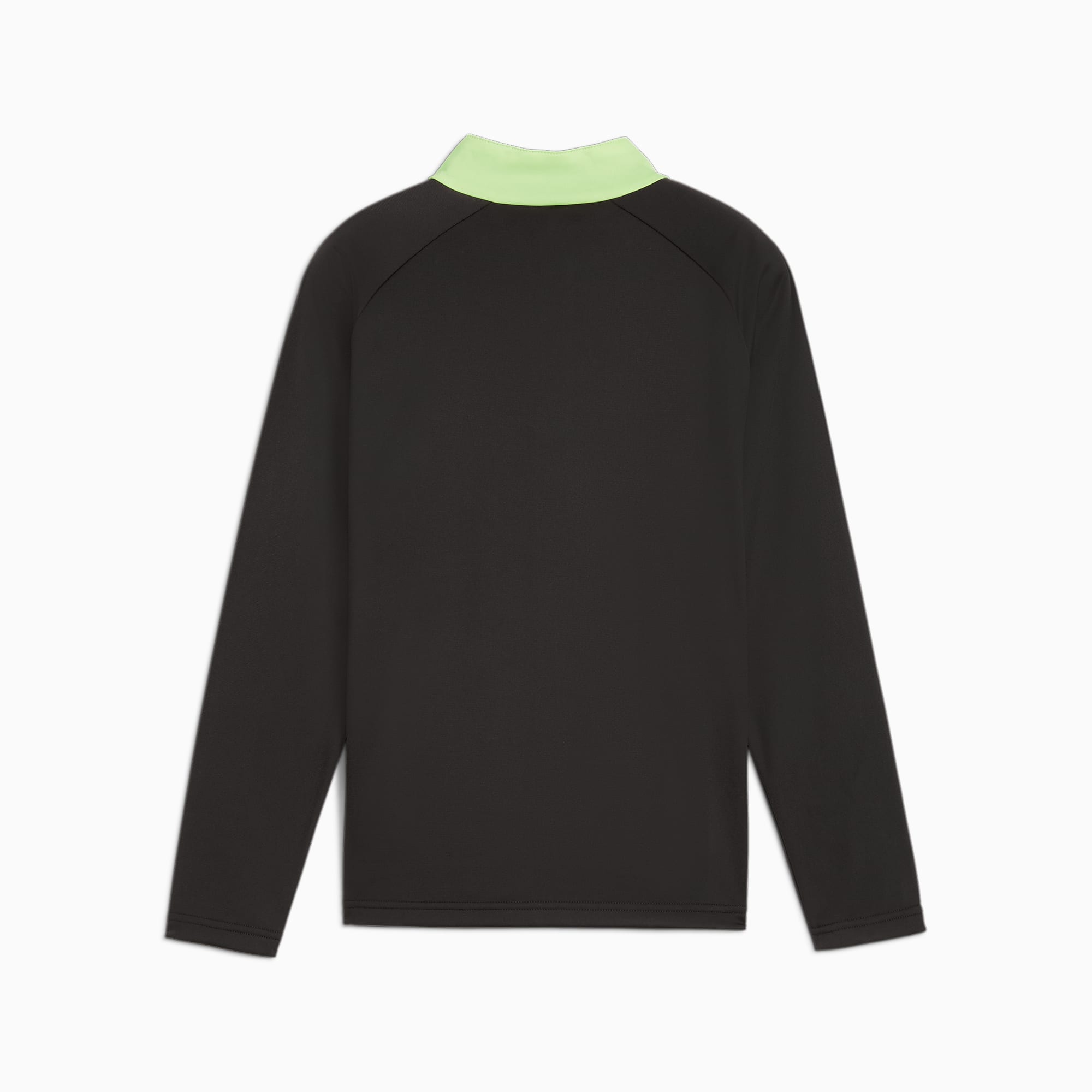 individualLIGA Quarter-Zip Top Youth, PUMA Black-Fizzy Apple, large