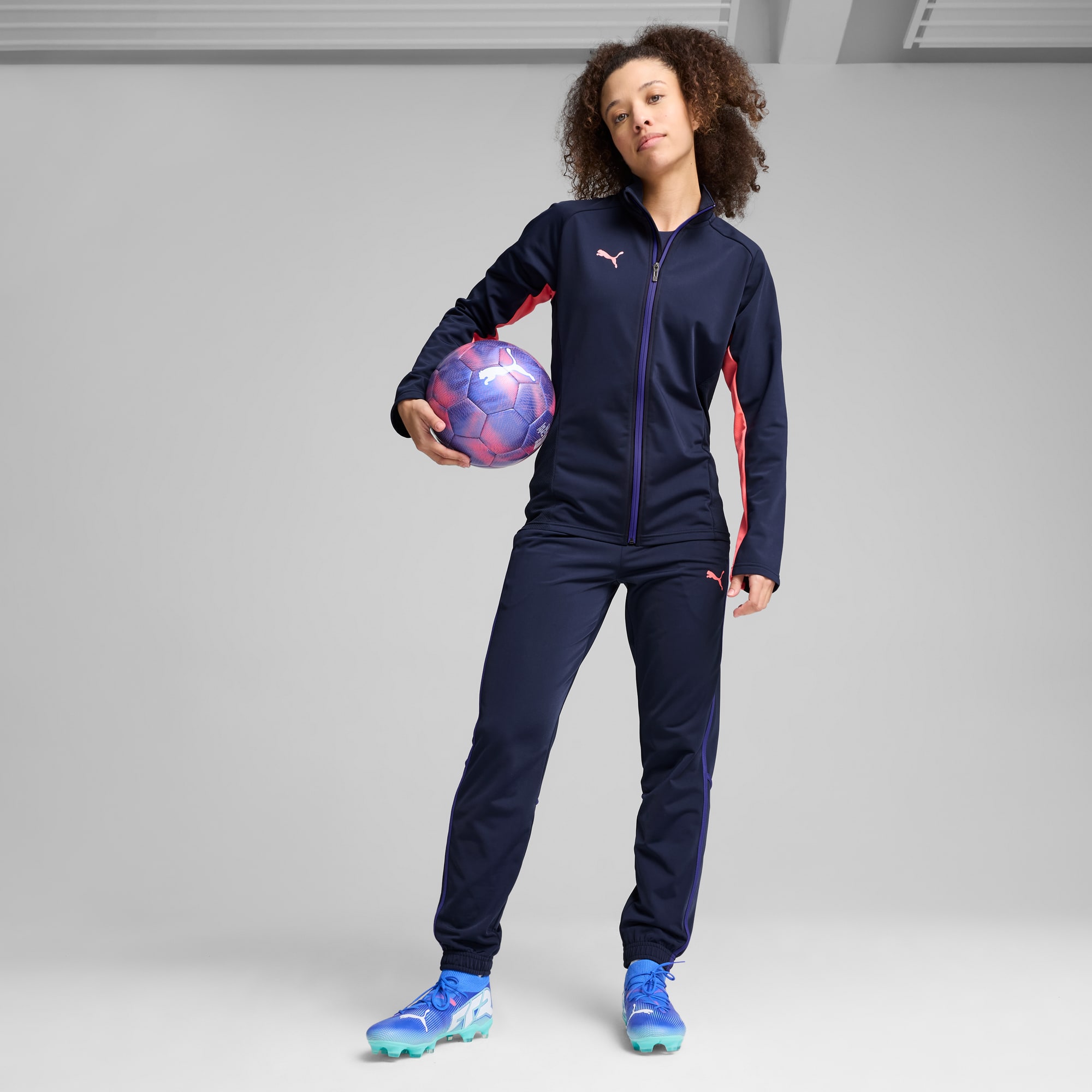 Blue puma tracksuit womens on sale