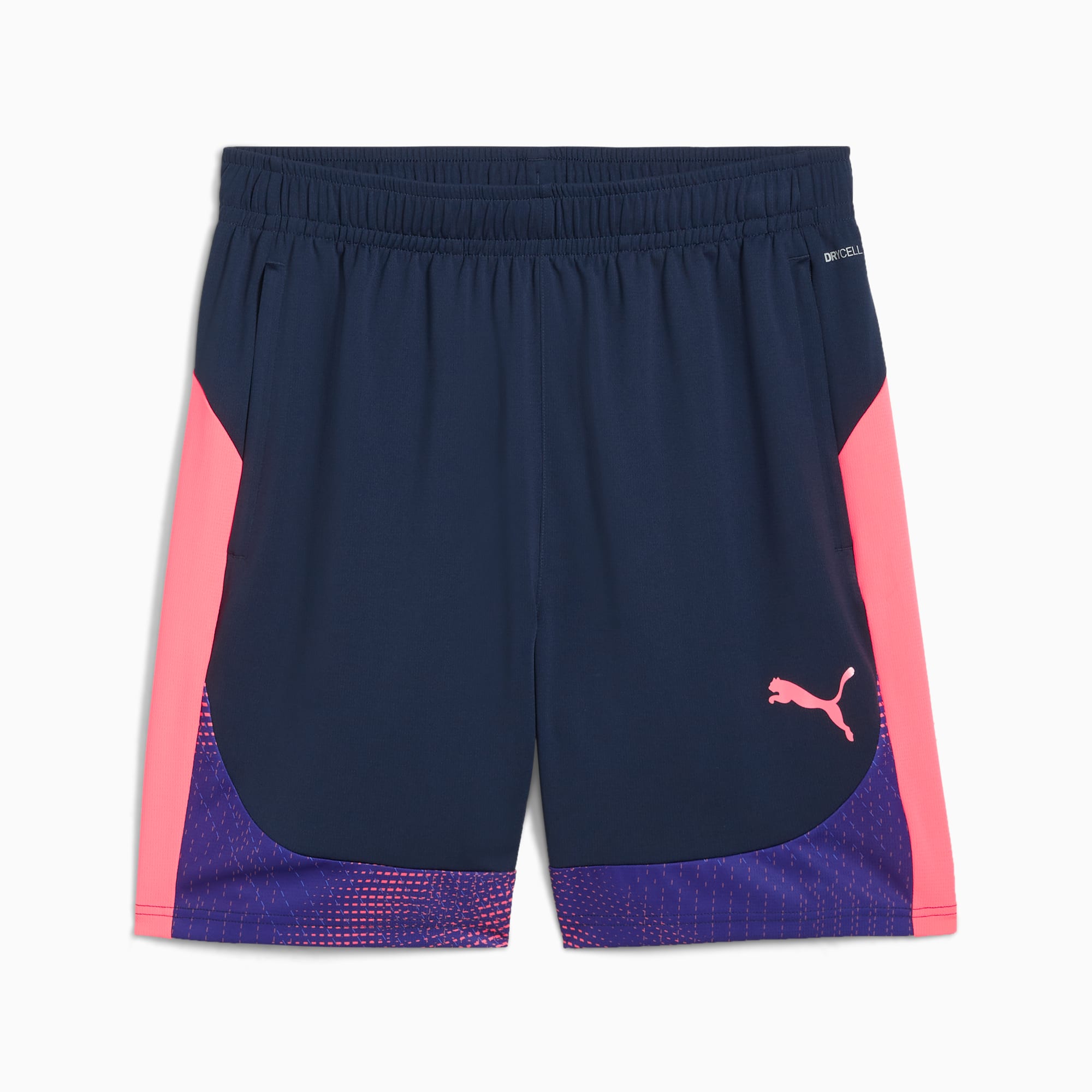PUMA individualFINAL Shorts Men s Club Navy Dark Amethyst Size L