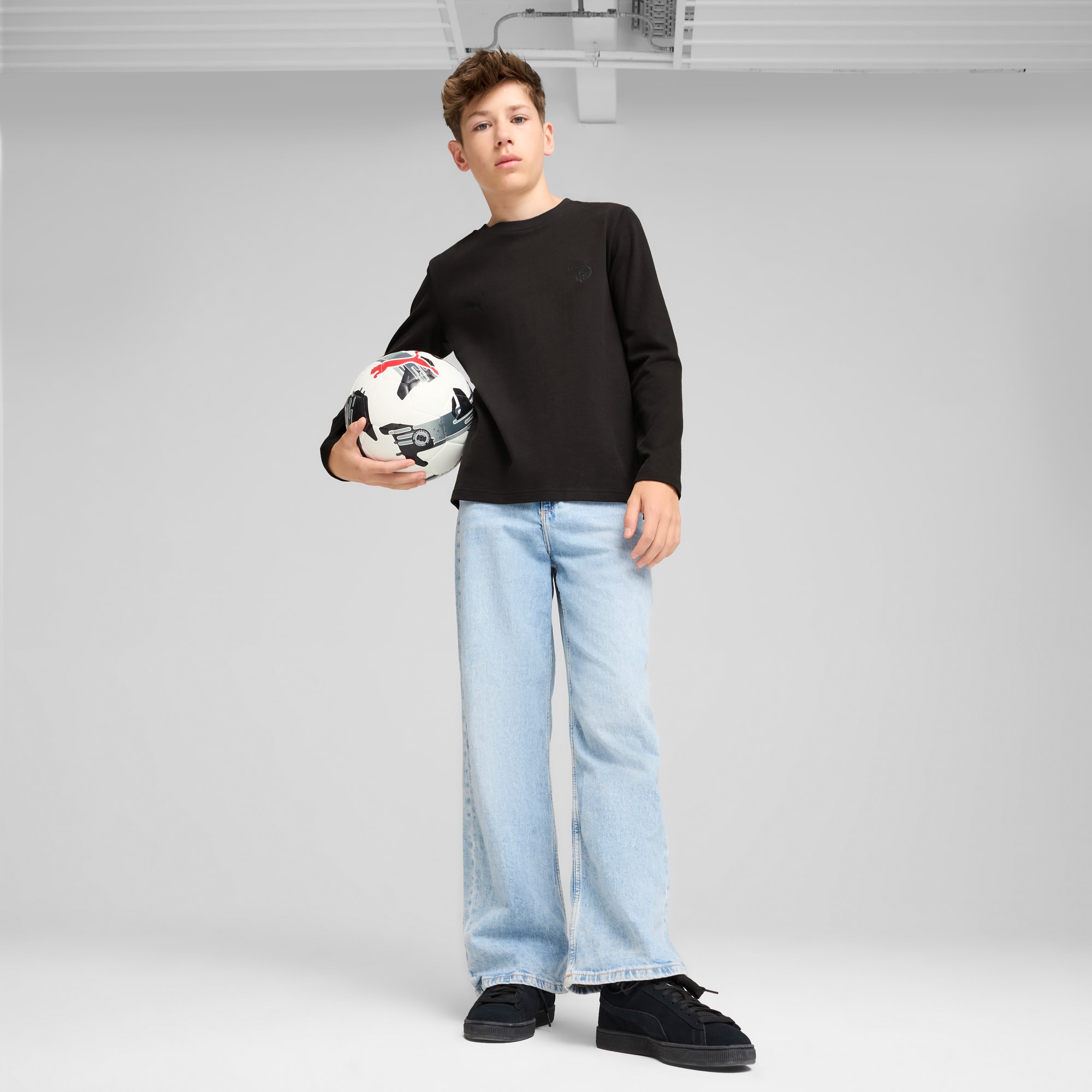 海外輸入 インボイス Kids' Big Stealth PULISIC CHRISTIAN x PUMA Long Tee Sleeve トップス