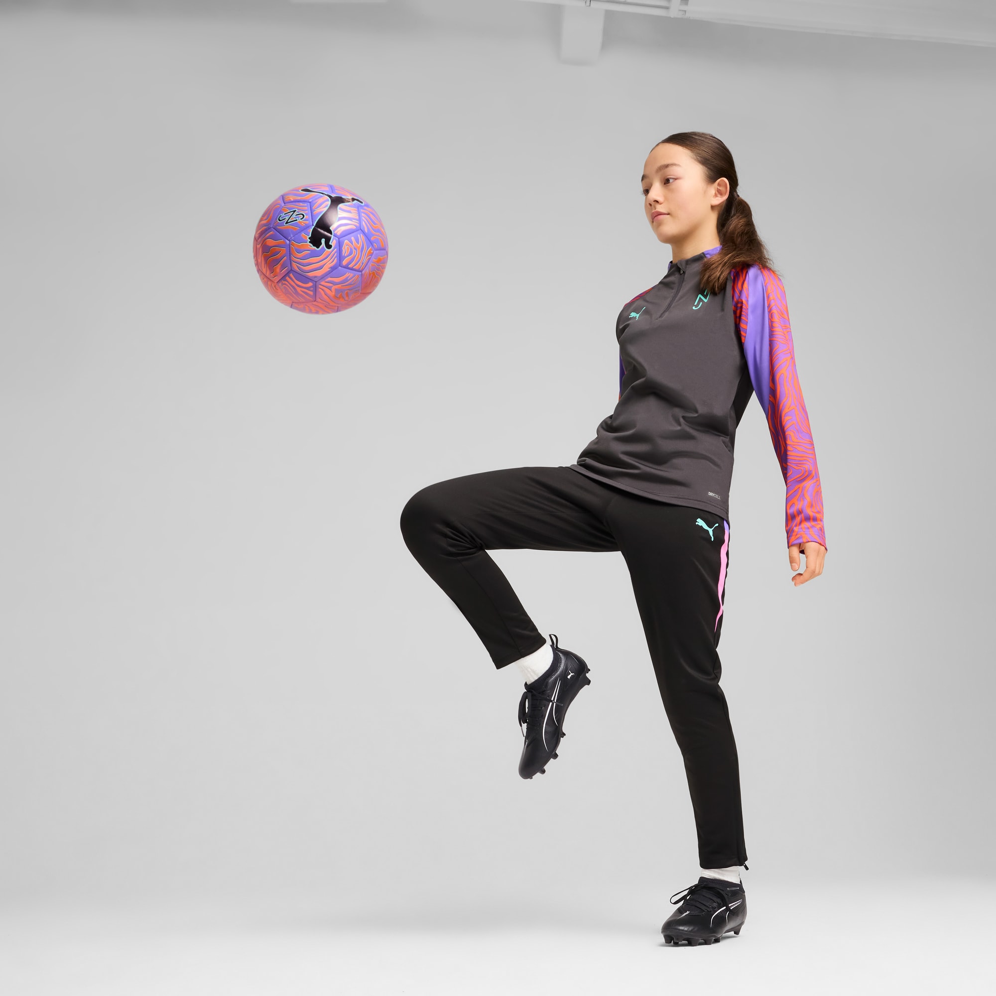 PUMA x NEYMAR Creativity Big Kids' Quarter-Zip Soccer Top | PUMA