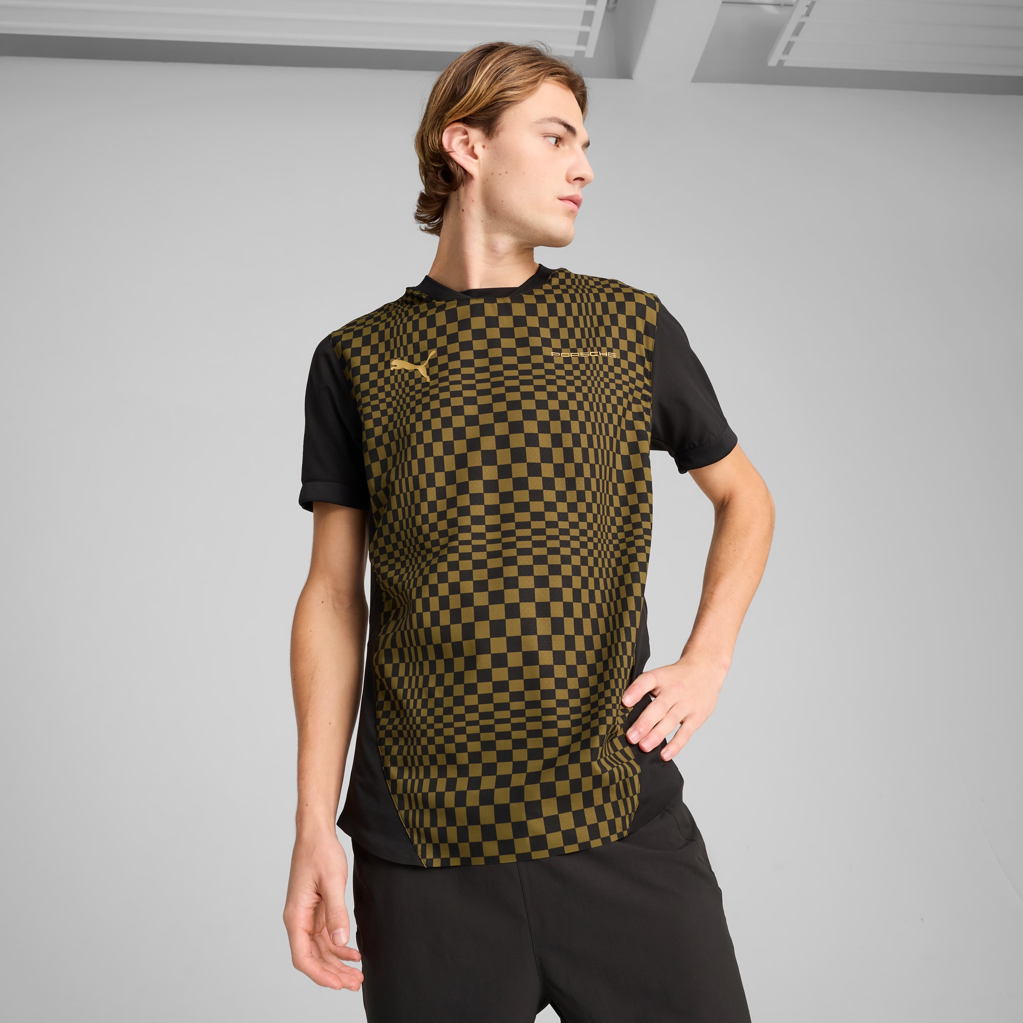Porsche Legacy 911 Spirit 70 voetbalshirt voor heren, Olive Drab, large