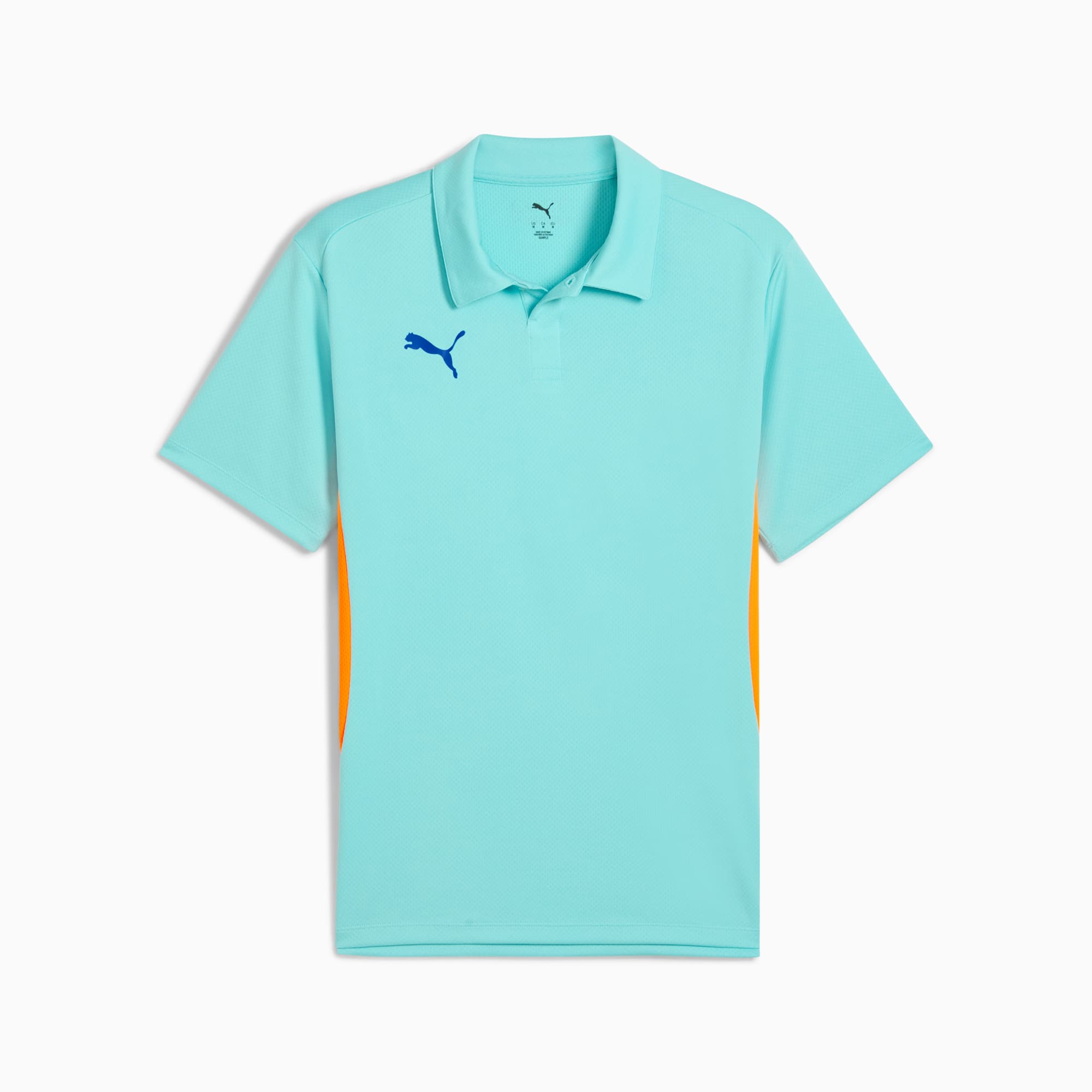 Individual padelpolo voor heren, Safe Lake-Vivid Blue-Heat Fire, large