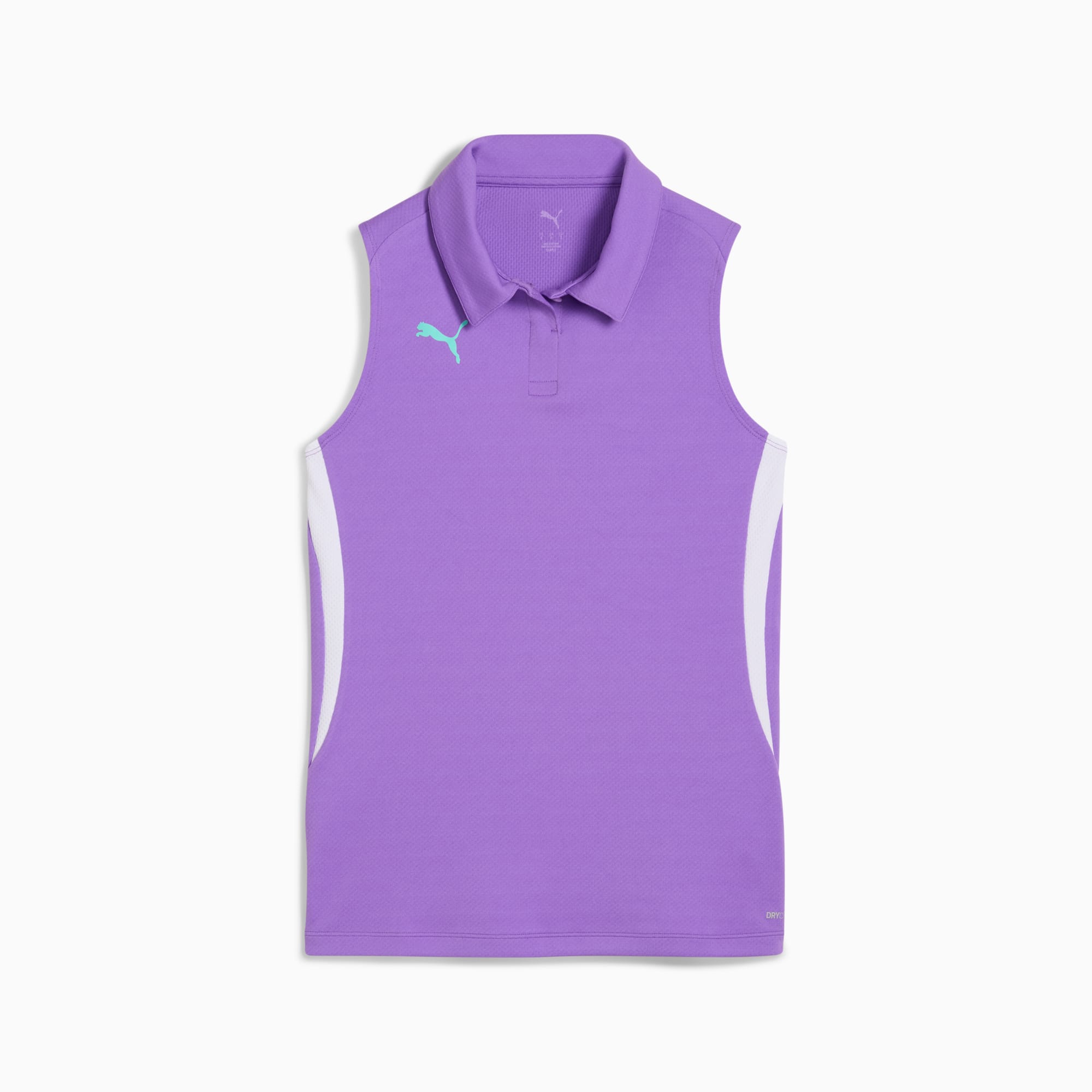 Individual Padel Polo Women, Purple Glimmer-Aquatic-PUMA White, large