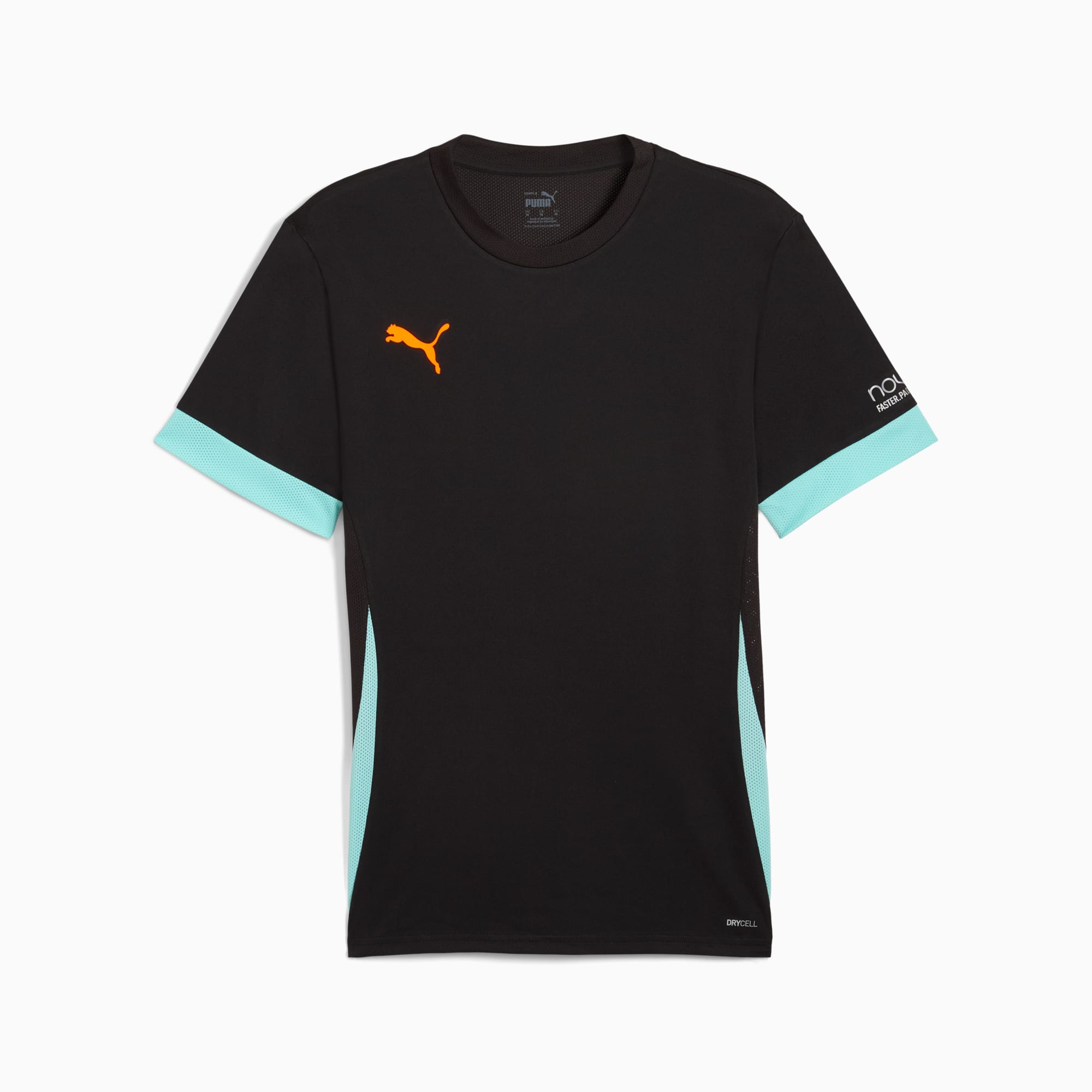 INDIVIDUAL padelshirt voor heren, PUMA Black-Heat Fire-Safe Lake, large