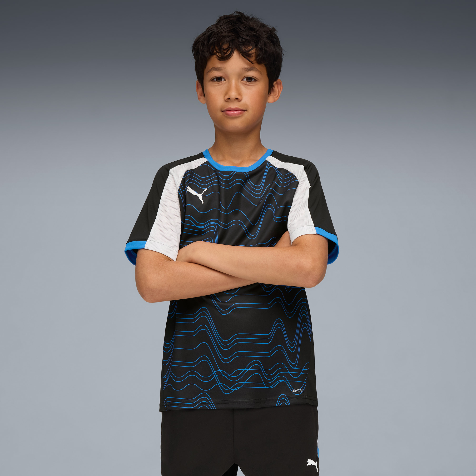 PUMA公式】キッズ サッカー INDIVIDUALLIGA グラフィック 半袖