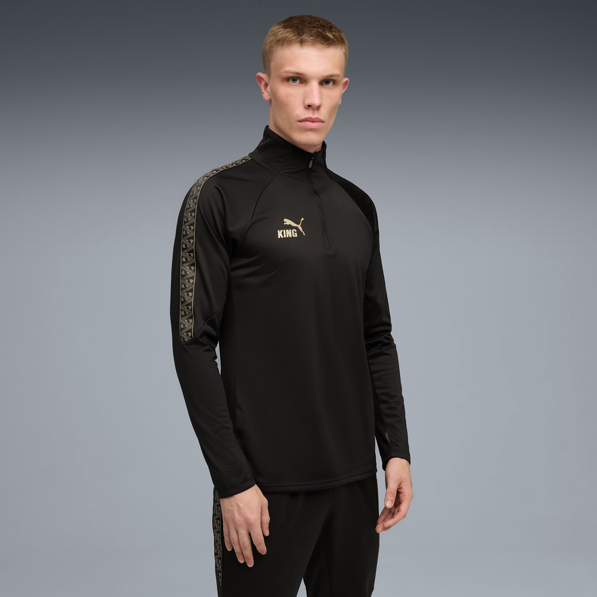 PUMA公式】メンズ サッカー キング タッチ クォータジップ トップ