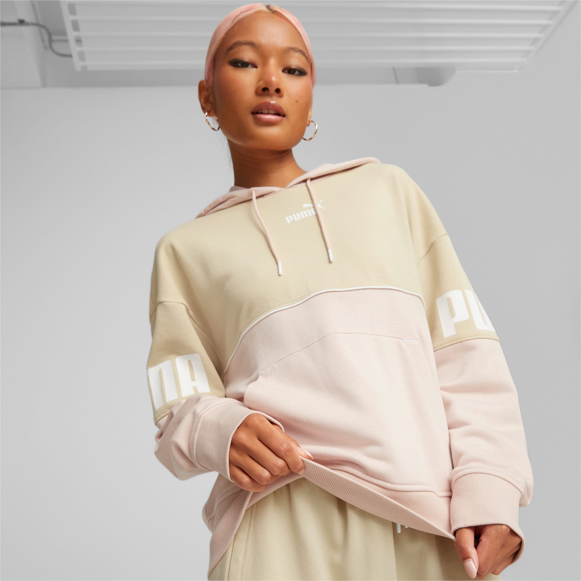 Sand colour hoodie womens cheap