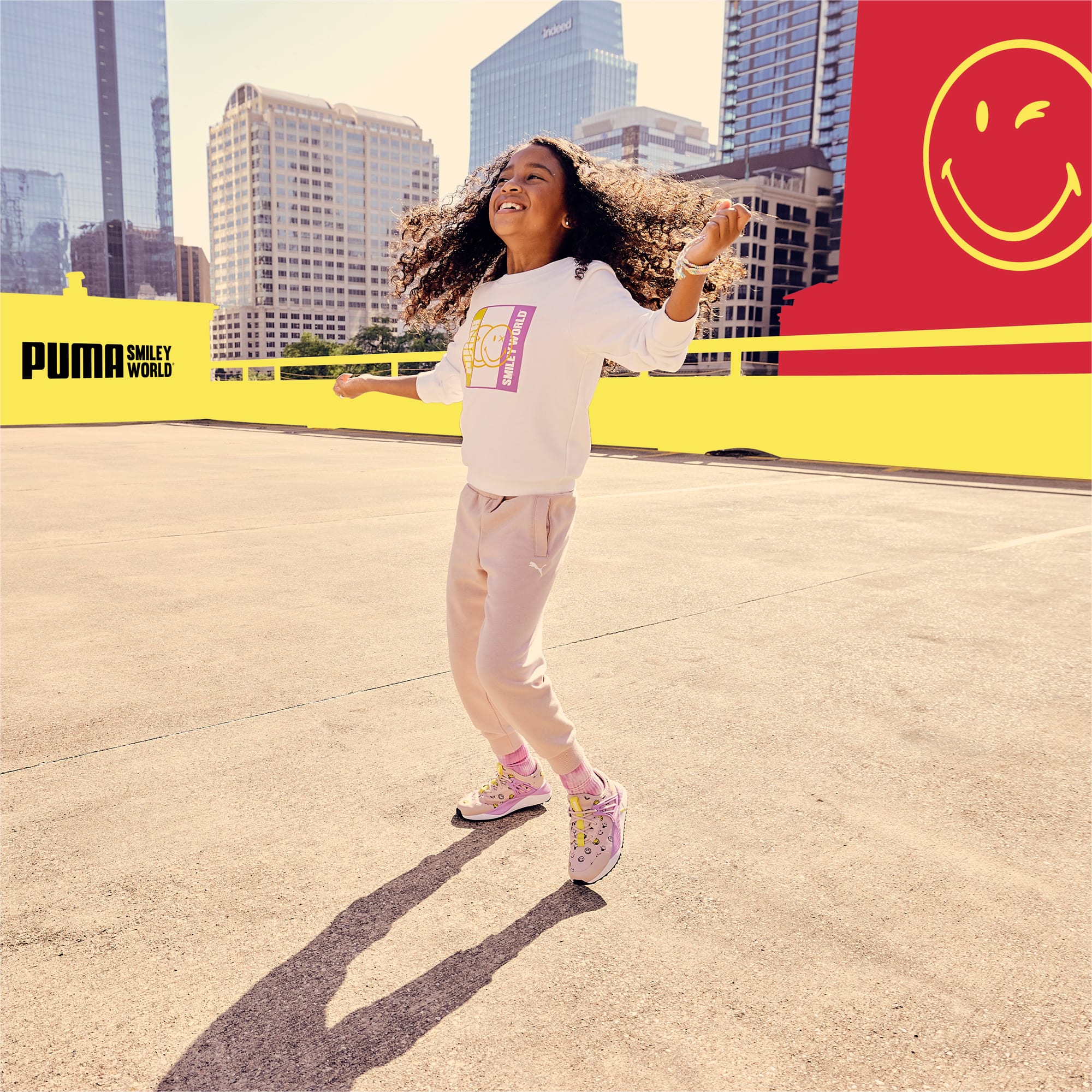 PUMA x SMILEYWORLD Little Kids' Crewneck Sweatshirt | PUMA