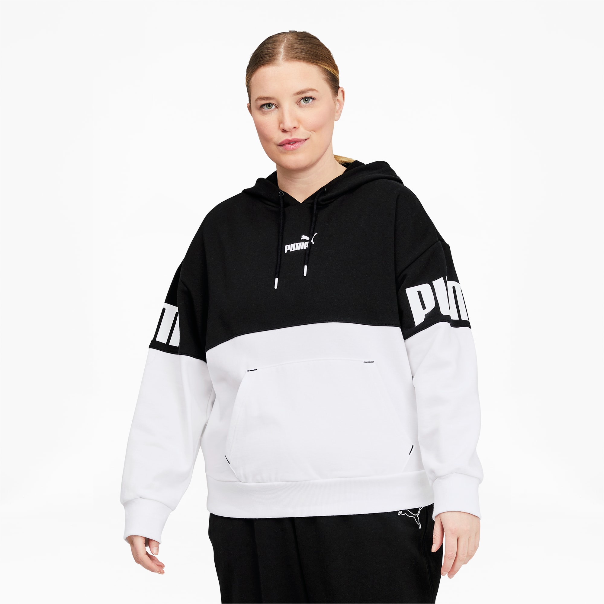 White puma store hoodie womens