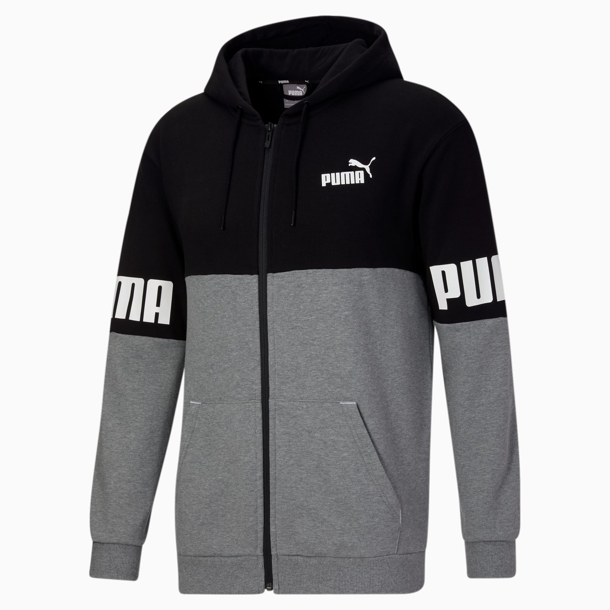 Puma zip up sweatshirt sales