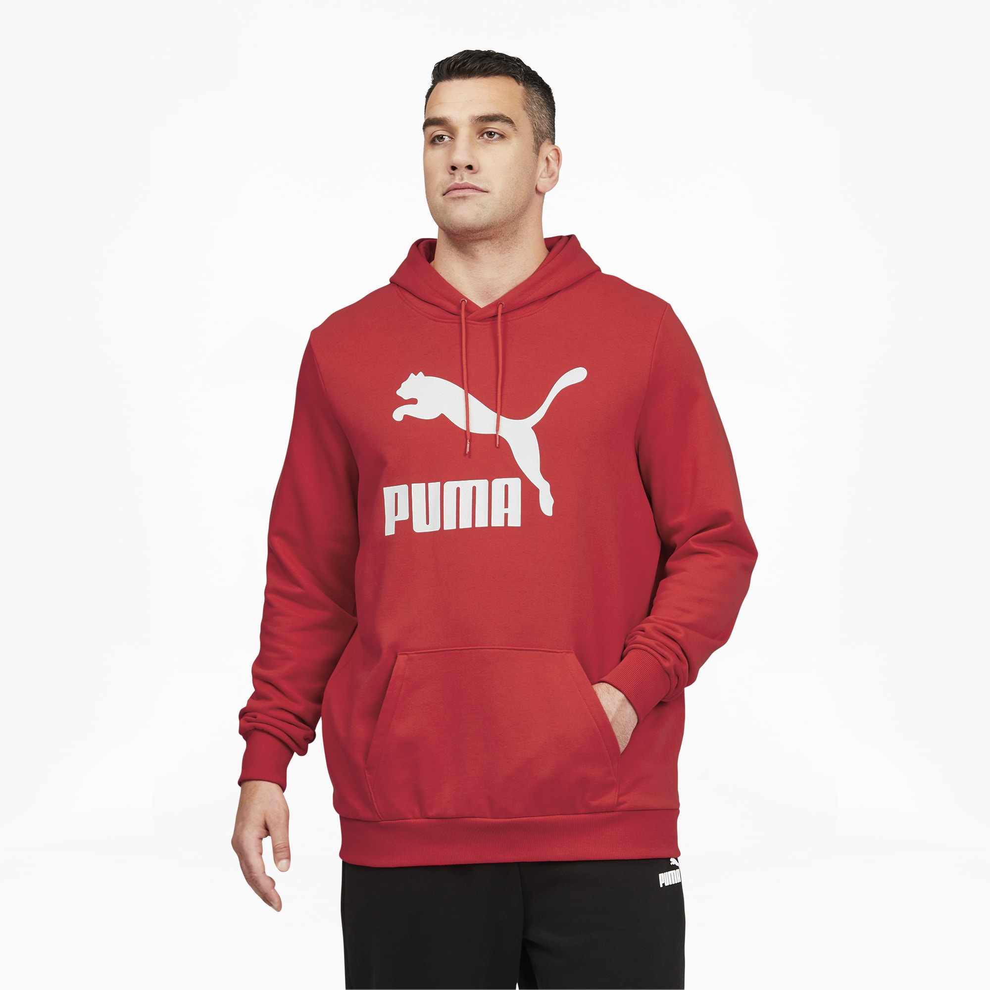 PUMA ESS Big Logo Hoodie TR Sudadera, Hombre, Black, XS : : Moda