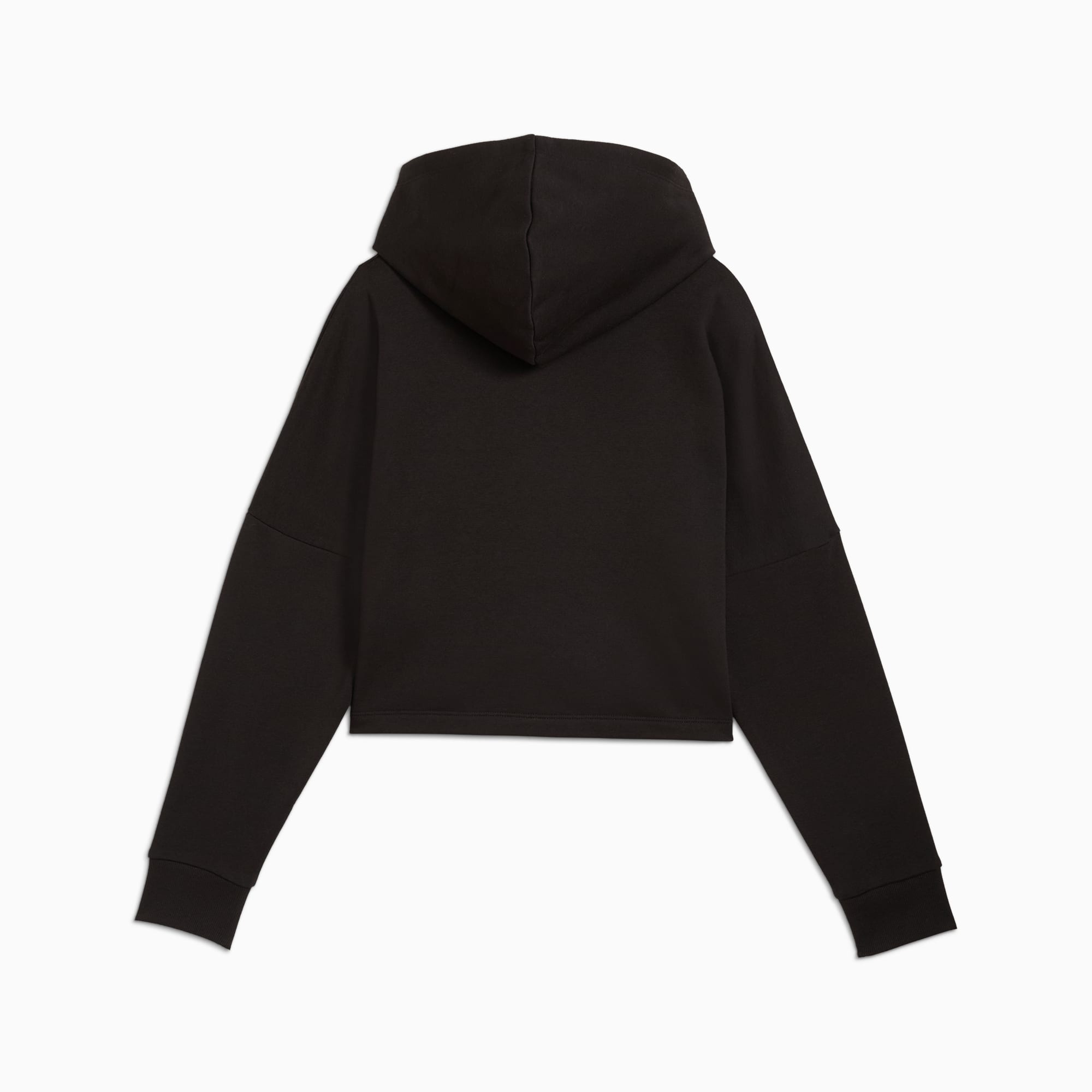 Felpa corta con cappuccio e logo Essentials da ragazza PUMA
