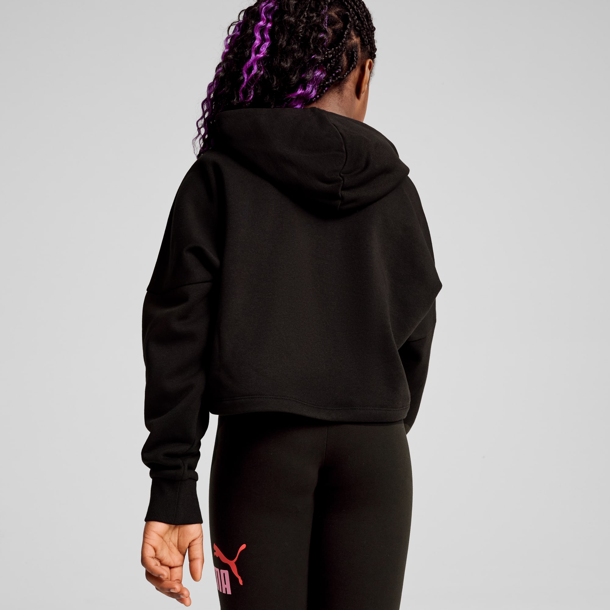 Puma cropped sweatshirt discount