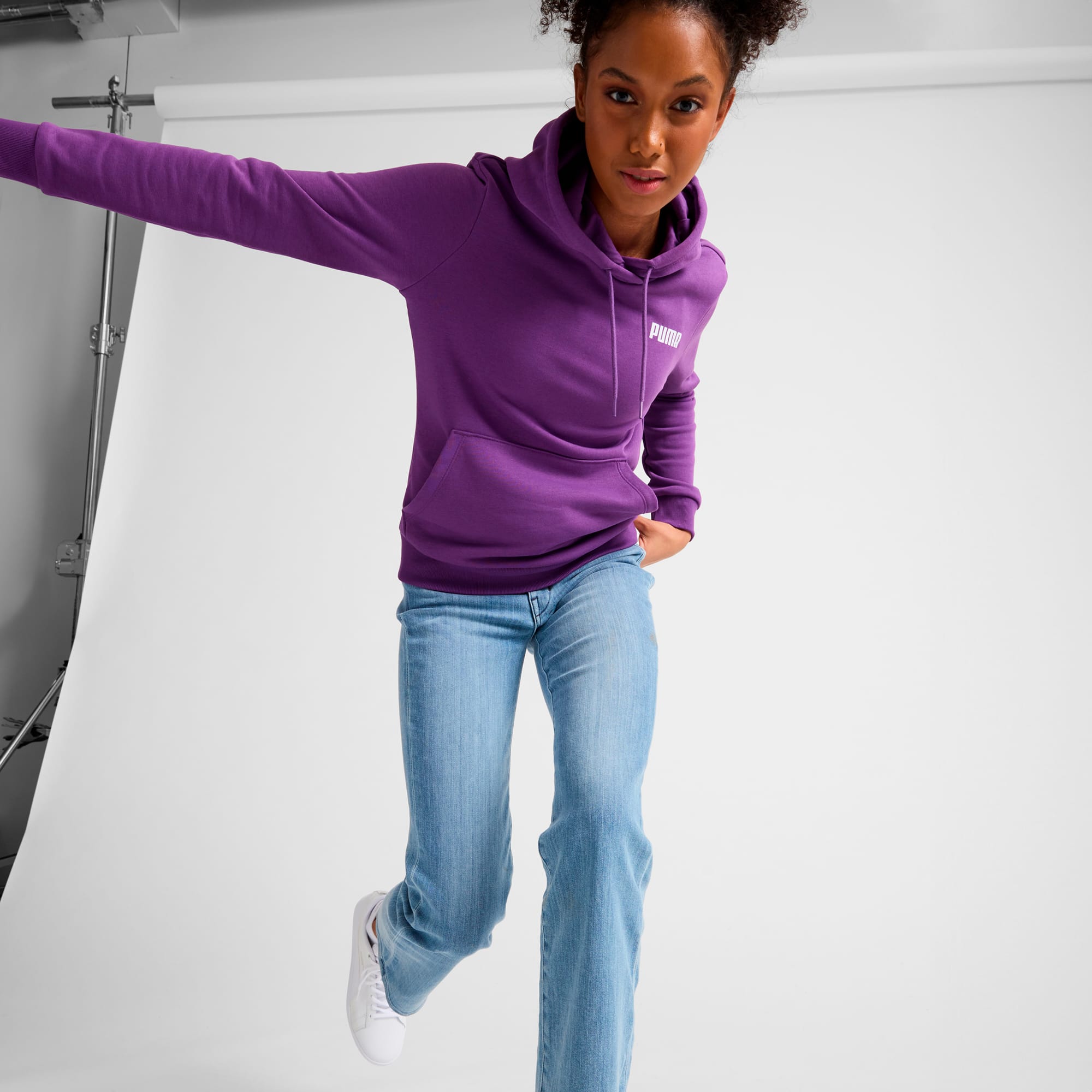 Purple puma shoes hoodie shop