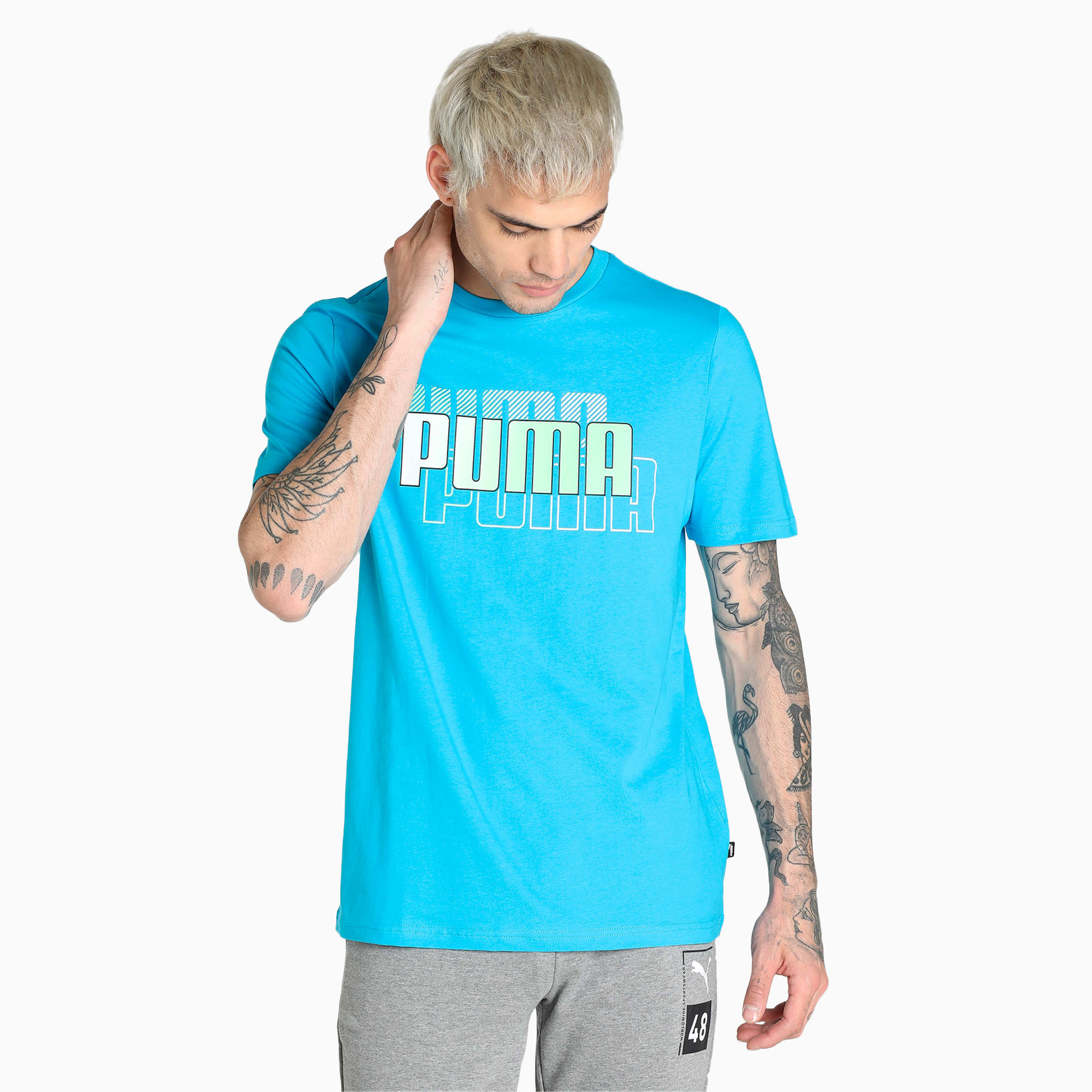 T shirt puma bleu