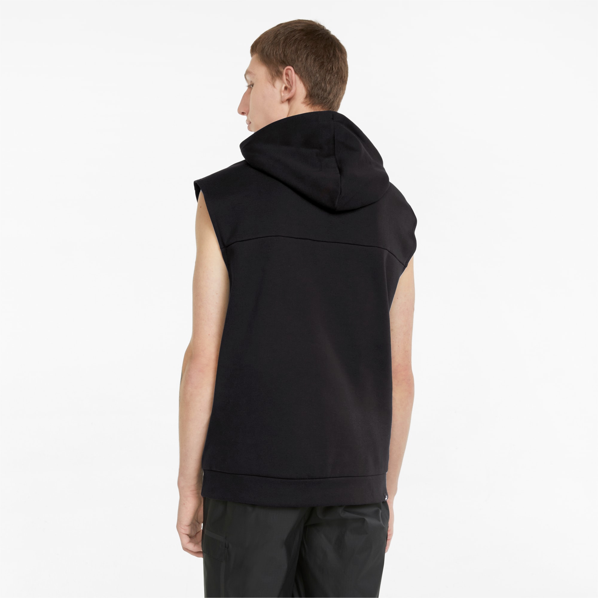 Puma sleeveless hoodie mens 2025