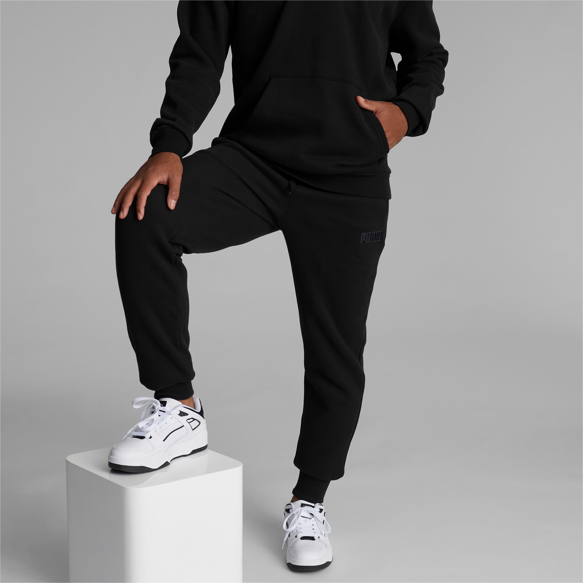 Puma PUMA POWER COLORBLOCK PANTS TR Noir - Vêtements Joggings