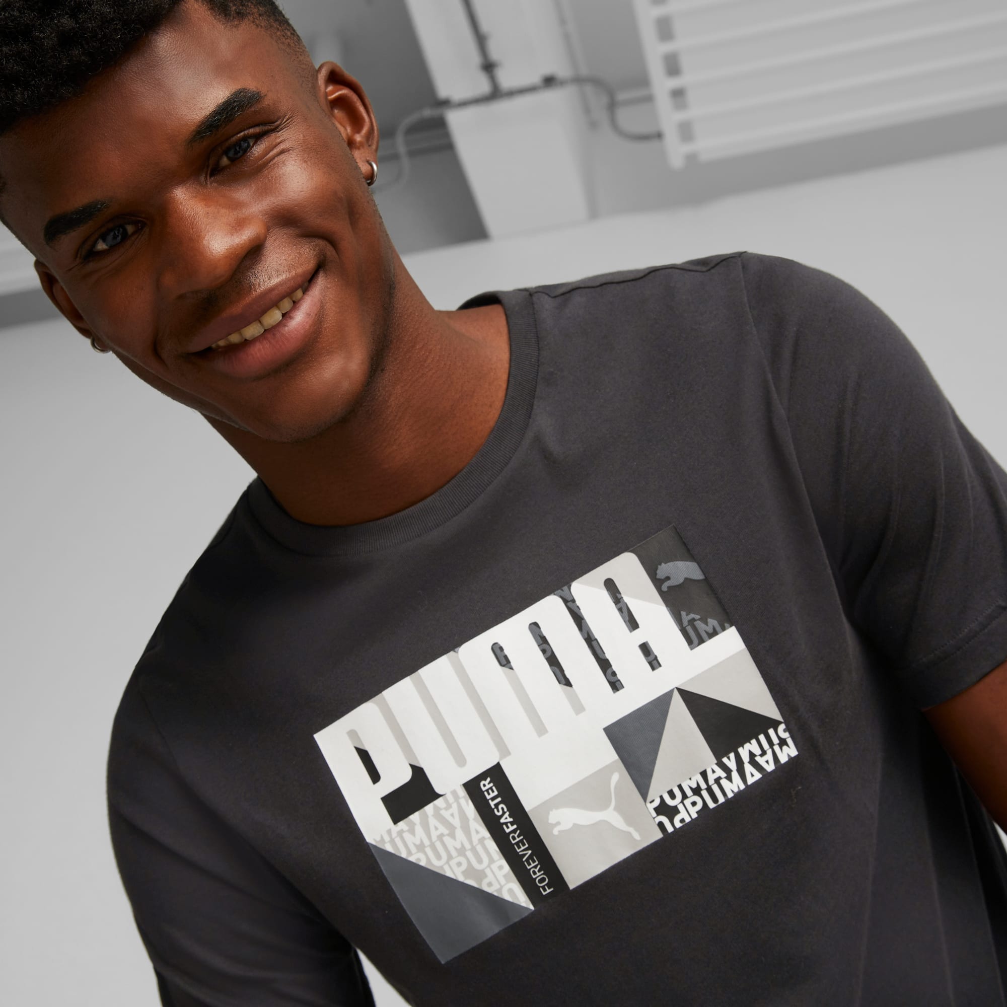 Puma forever faster t shirt hot sale