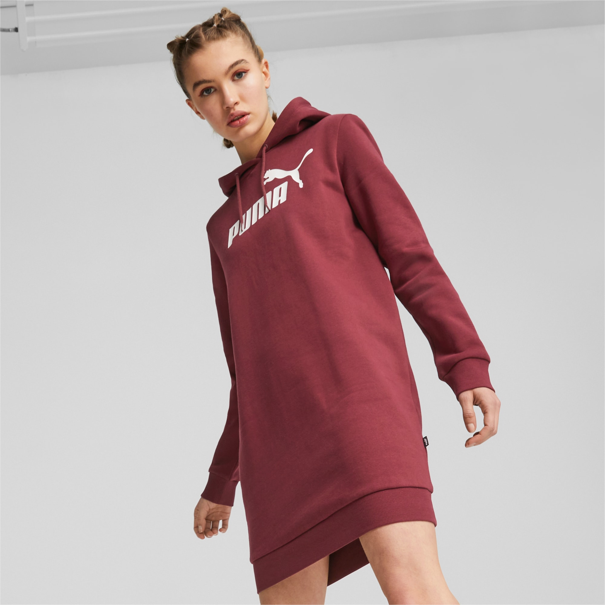 | PUMA Damen Essentials | Logo Kapuzenkleid