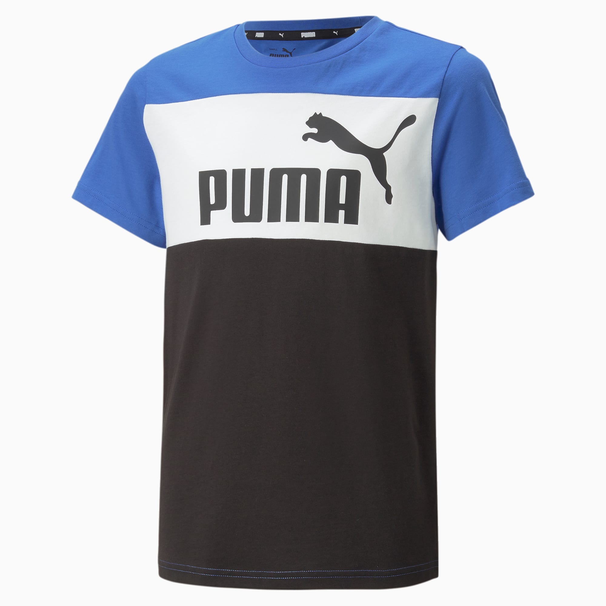 PUMA公式】キッズ ボーイズ ESS+ カラーブロック 半袖 Tシャツ 120-160cm